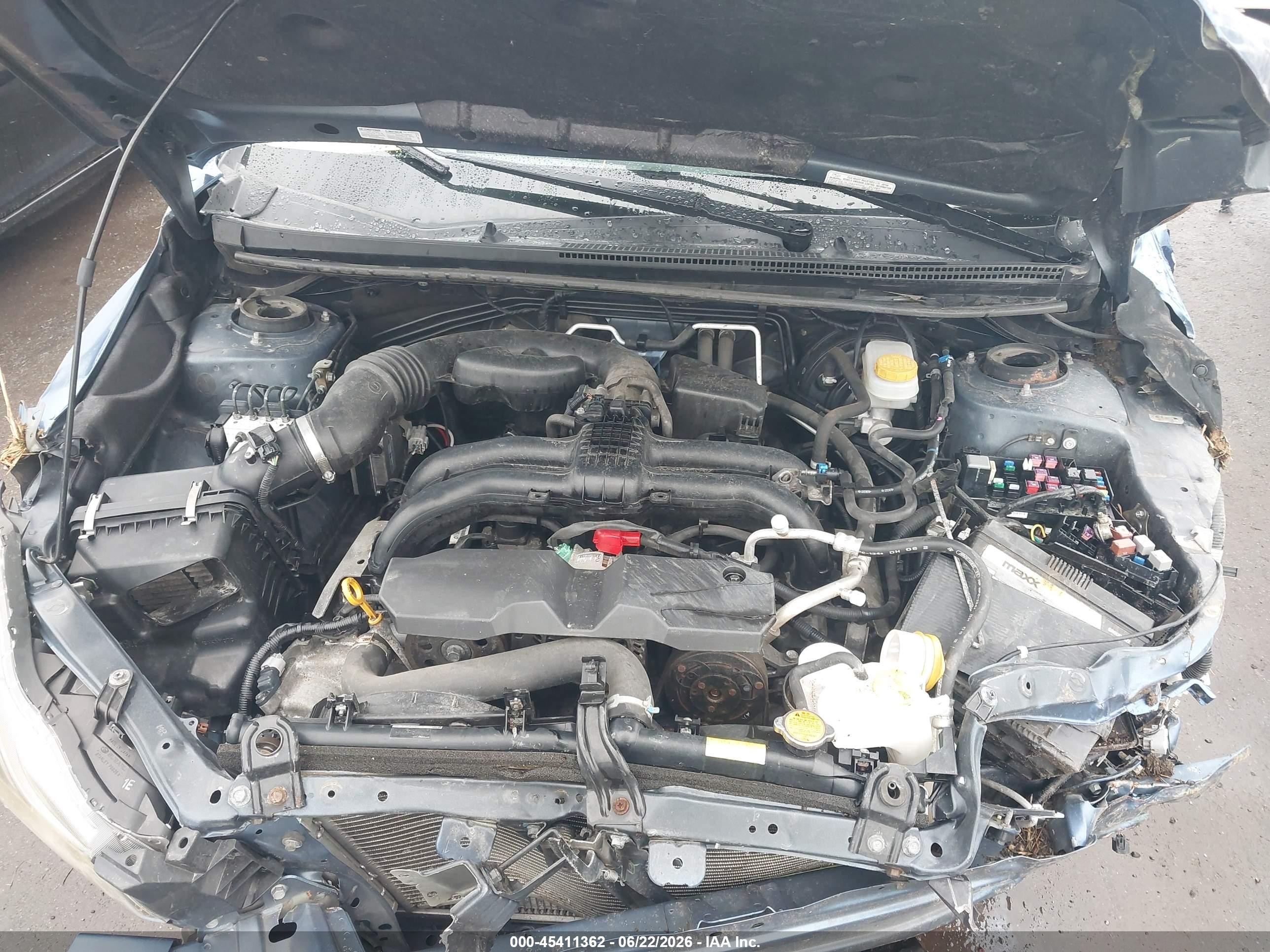 2014 Subaru Impreza 2.0i Blue vin: JF1GPAA67EH338772