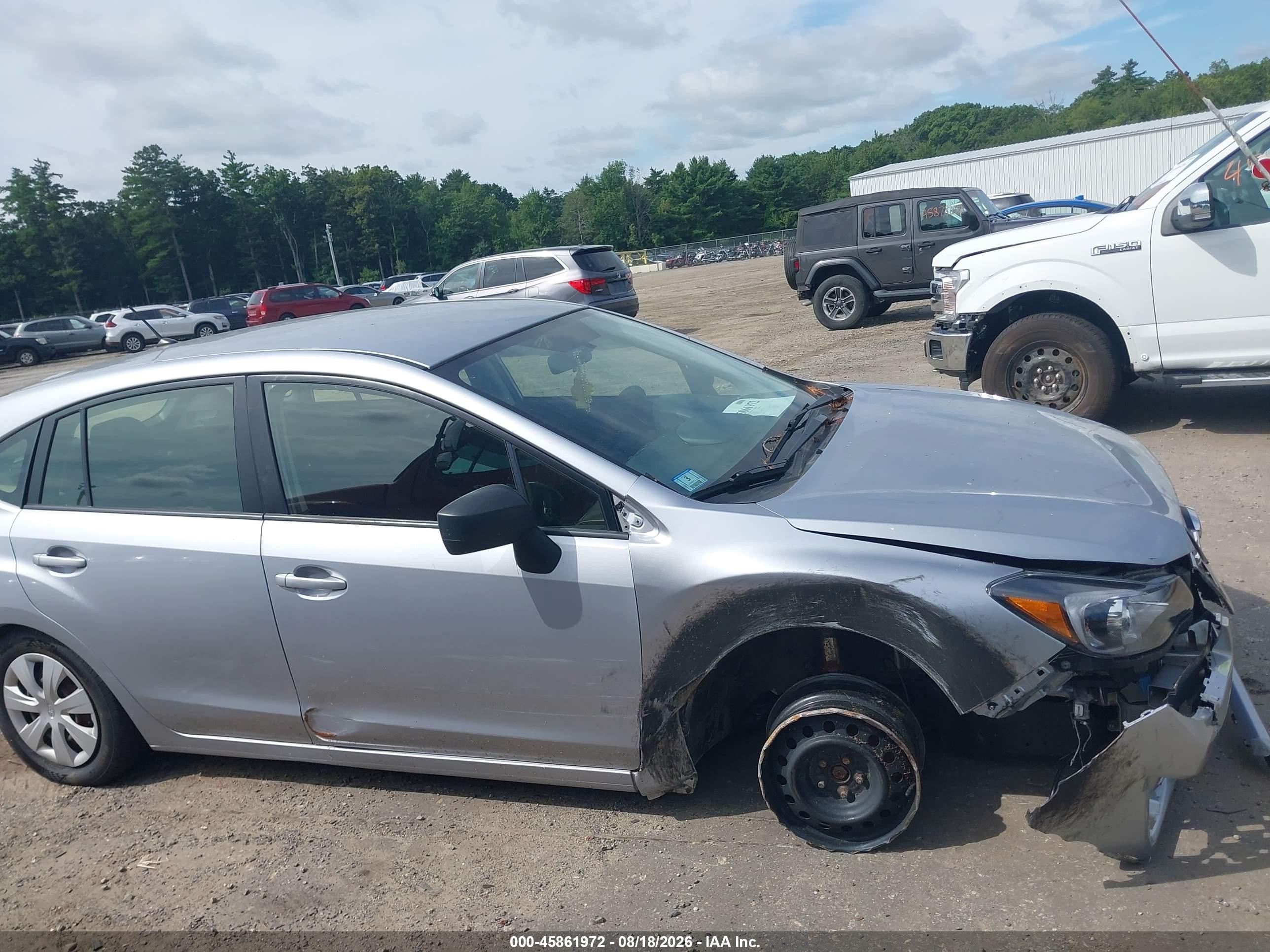 2015 Subaru Impreza 2.0i Silver vin: JF1GPAA67F8200991