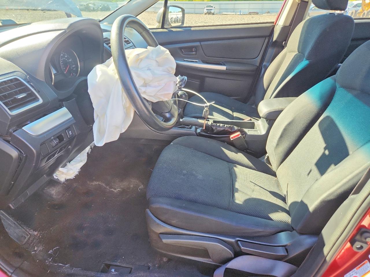 2015 Subaru Impreza Maroon vin: JF1GPAA67F9287642
