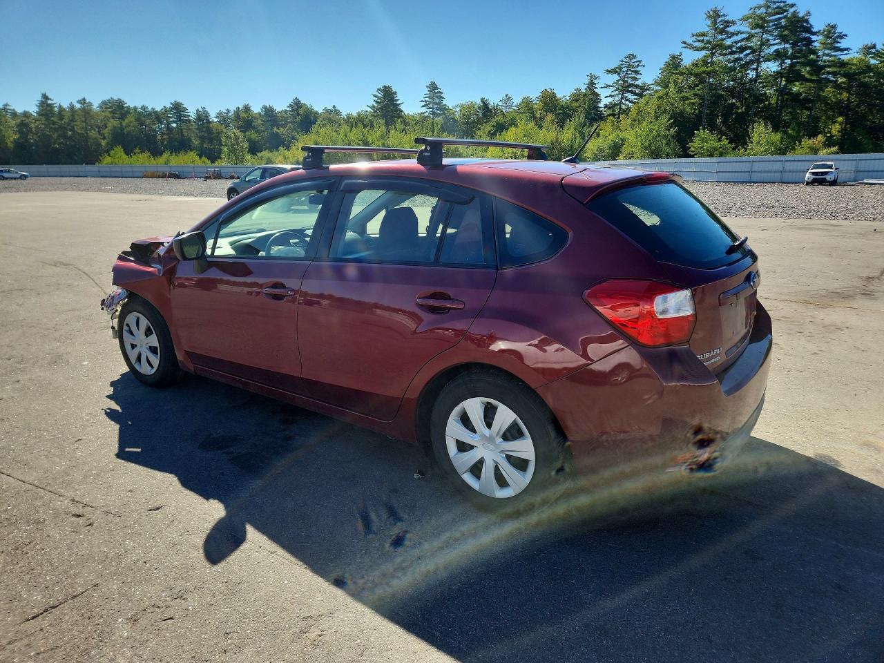 2015 Subaru Impreza Maroon vin: JF1GPAA67F9287642
