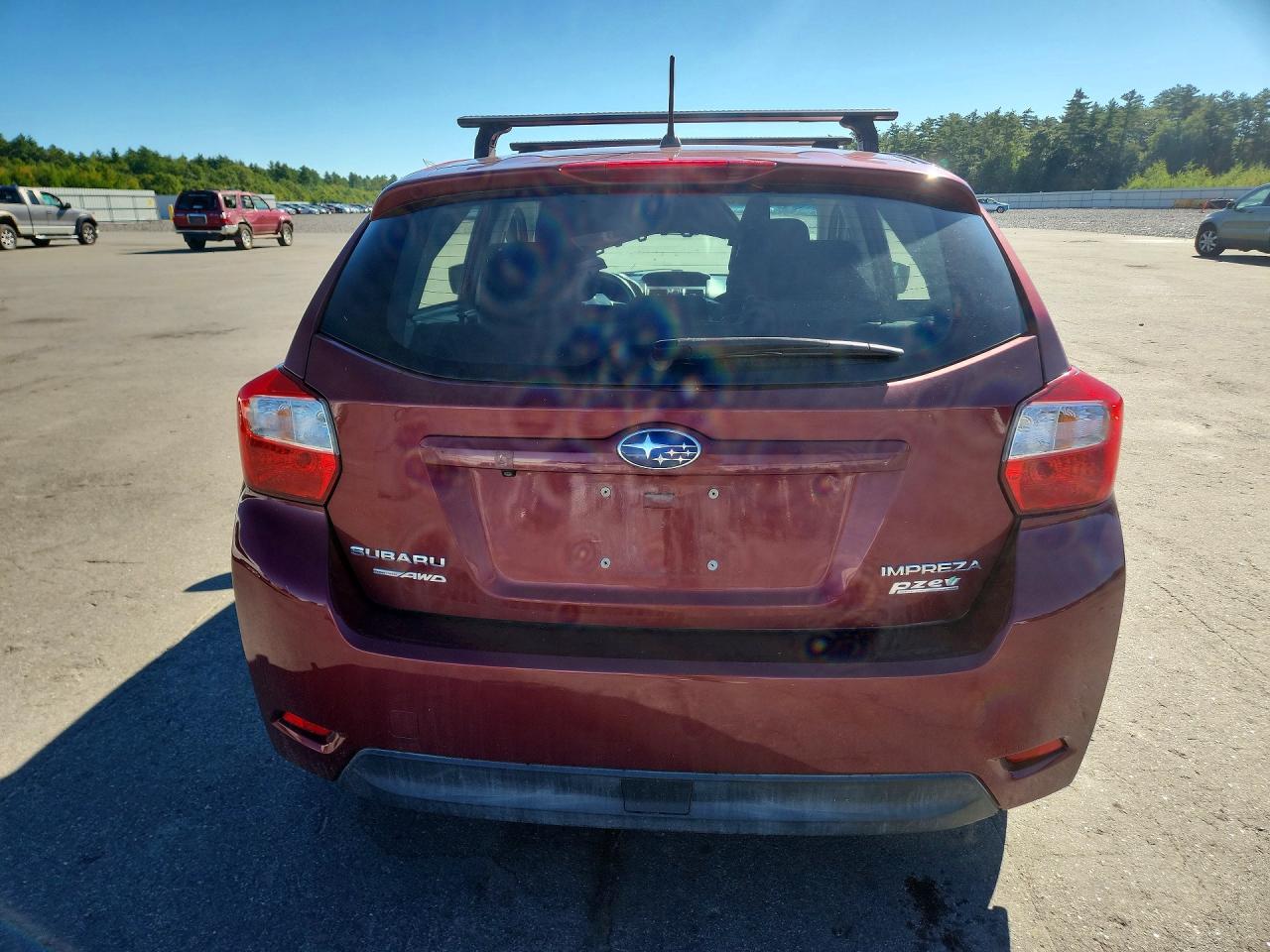 2015 Subaru Impreza Maroon vin: JF1GPAA67F9287642