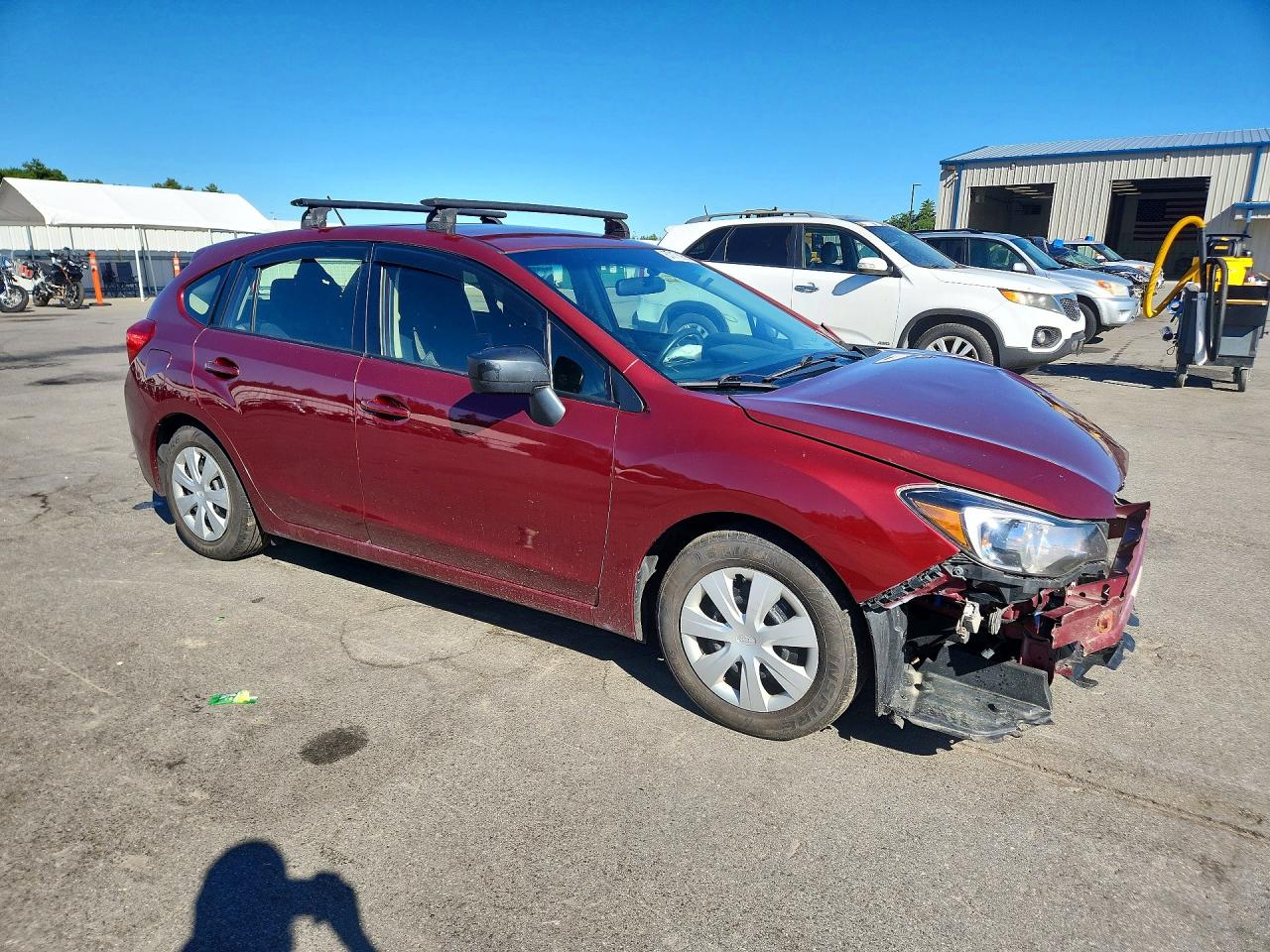 2015 Subaru Impreza Maroon vin: JF1GPAA67F9287642