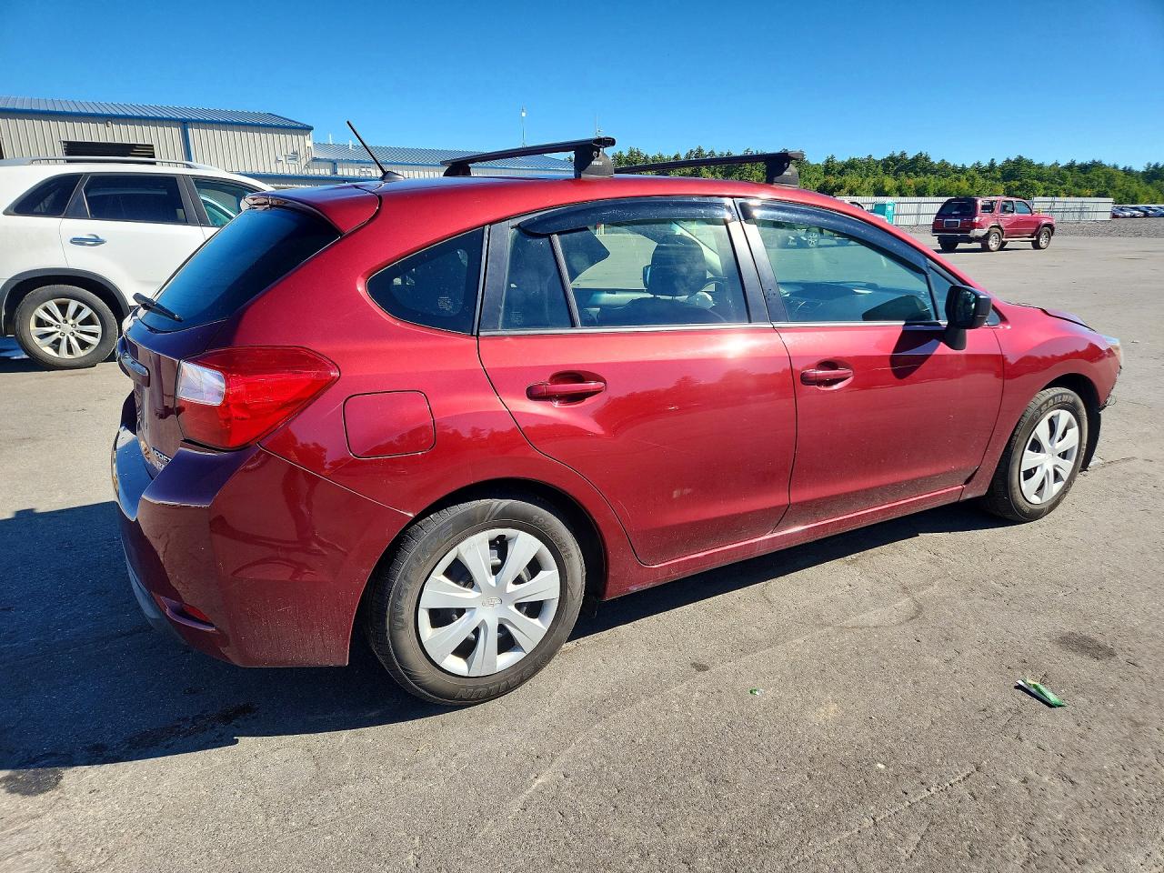 2015 Subaru Impreza Maroon vin: JF1GPAA67F9287642