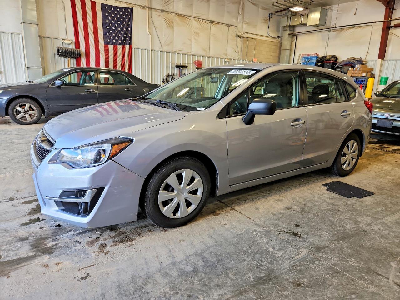 2015 Subaru Impreza Silver vin: JF1GPAA67F9315049