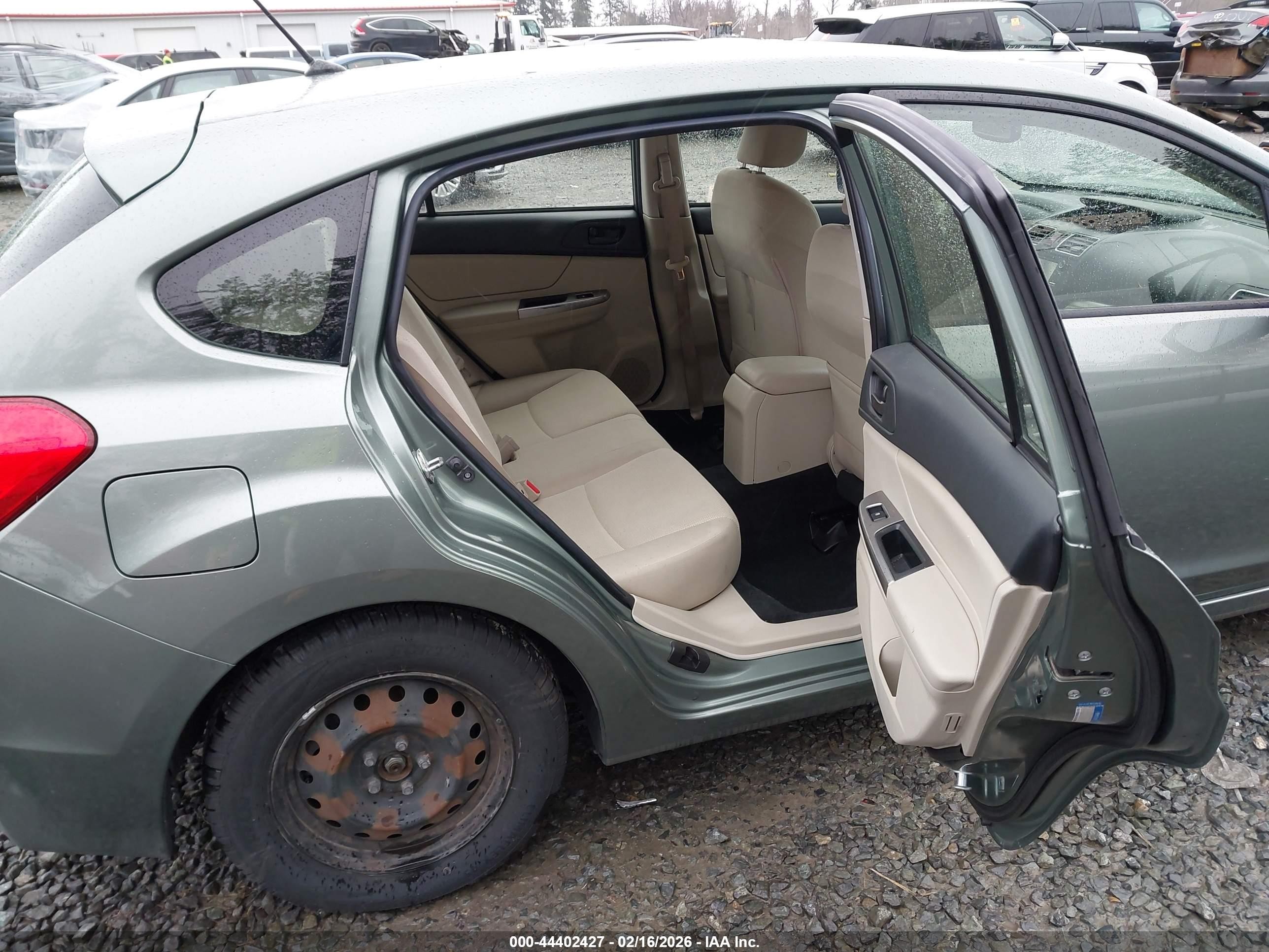 2015 Subaru Impreza 2.0i Green vin: JF1GPAA67FH210484