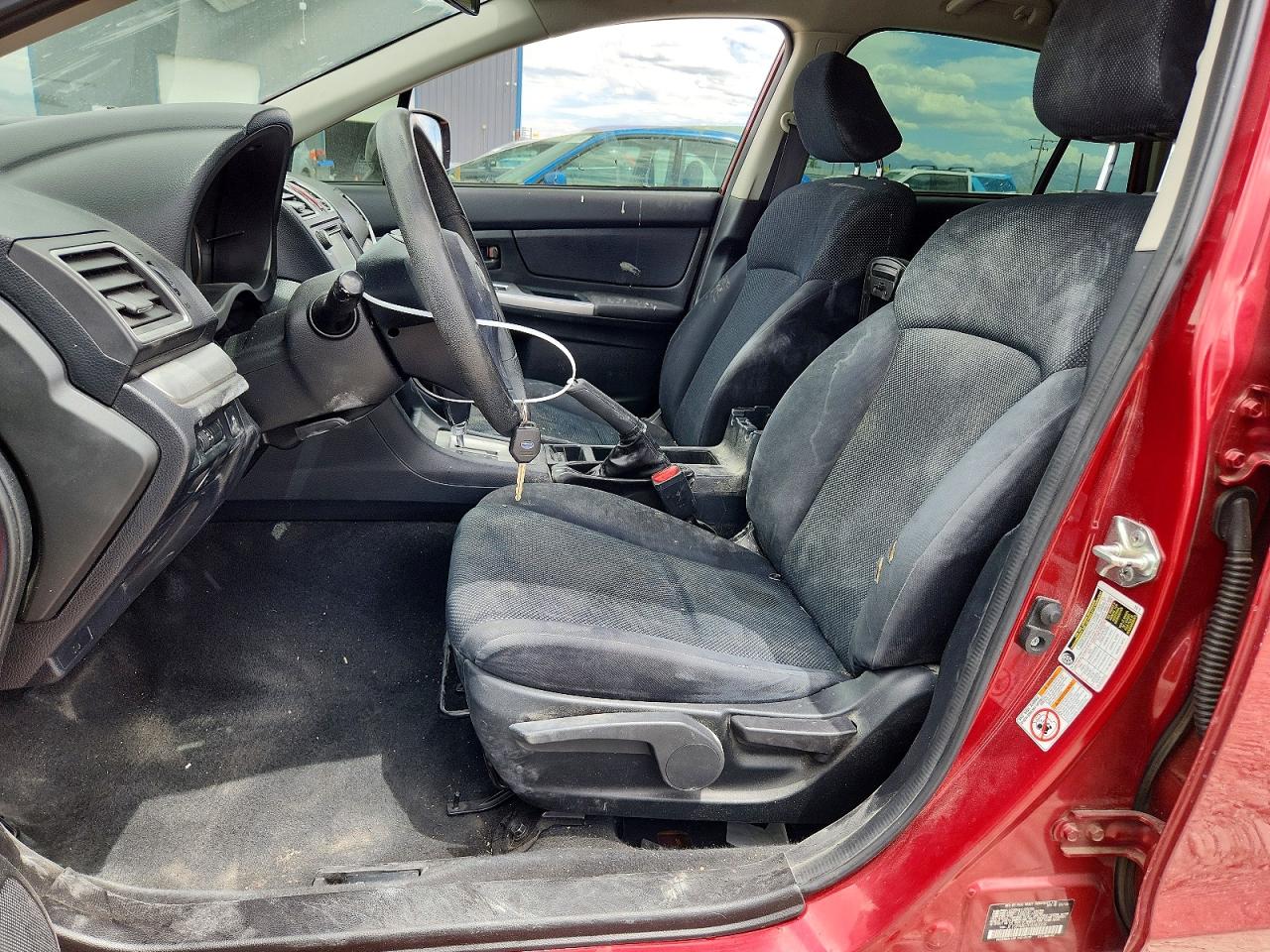2015 Subaru Impreza Red vin: JF1GPAA67FH240004