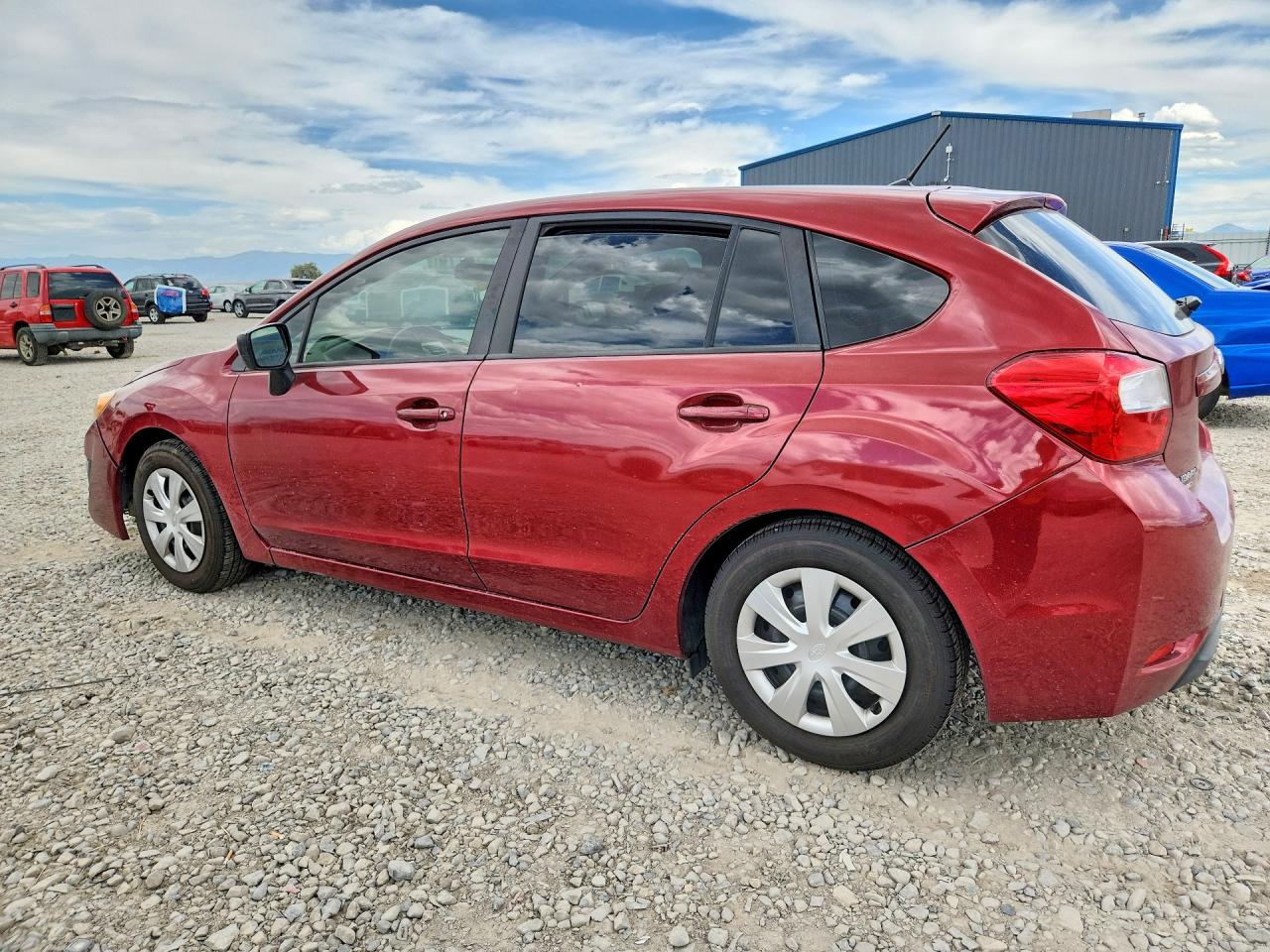 2015 Subaru Impreza Red vin: JF1GPAA67FH240004