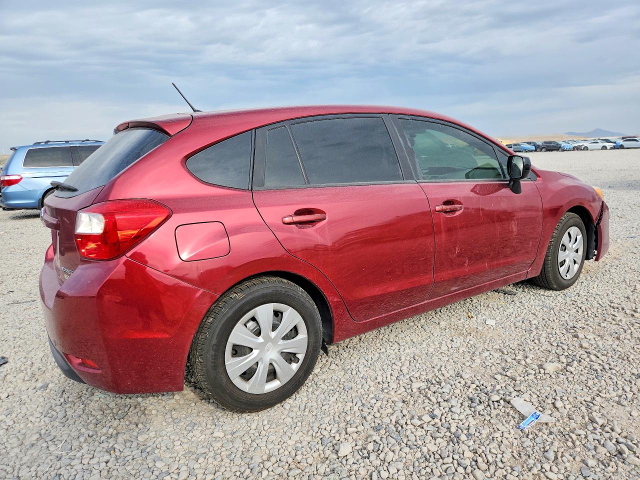 2015 Subaru Impreza Темно-бордовый vin: JF1GPAA67FH240004