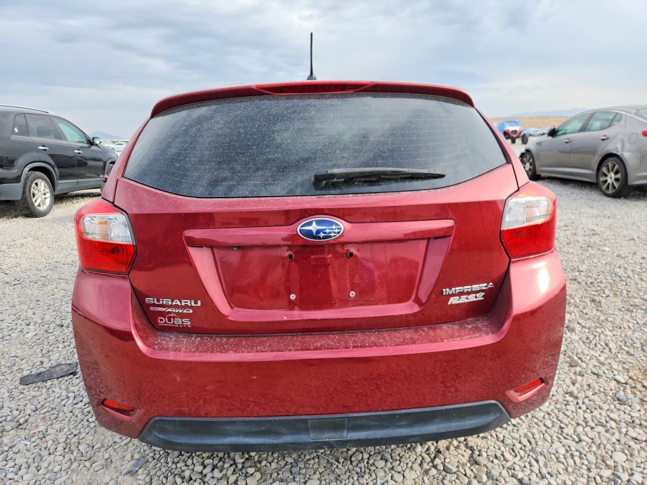 2015 Subaru Impreza Темно-бордовый vin: JF1GPAA67FH240004