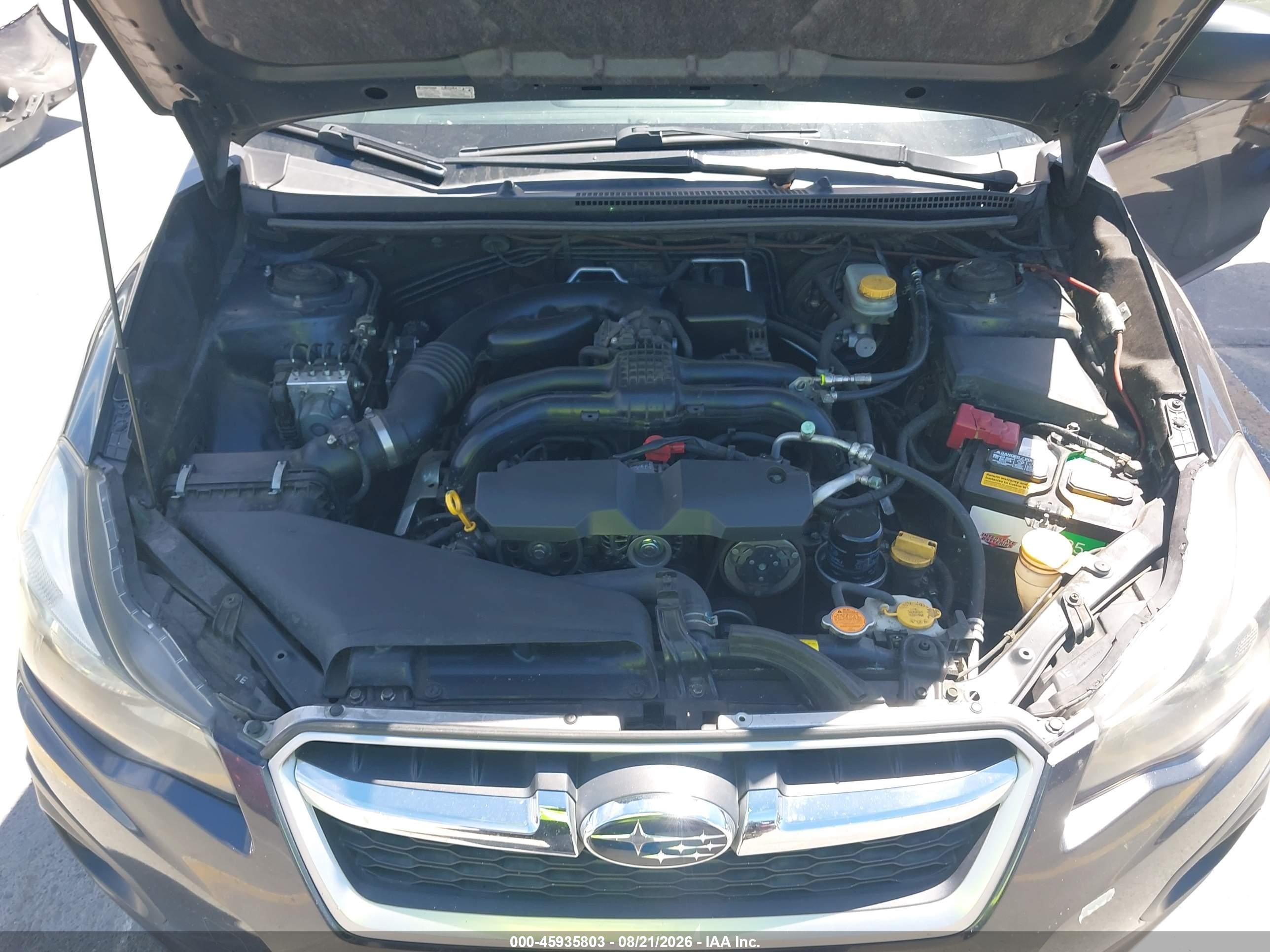 2012 Subaru Impreza 2.0i Gray vin: JF1GPAA68CH239259