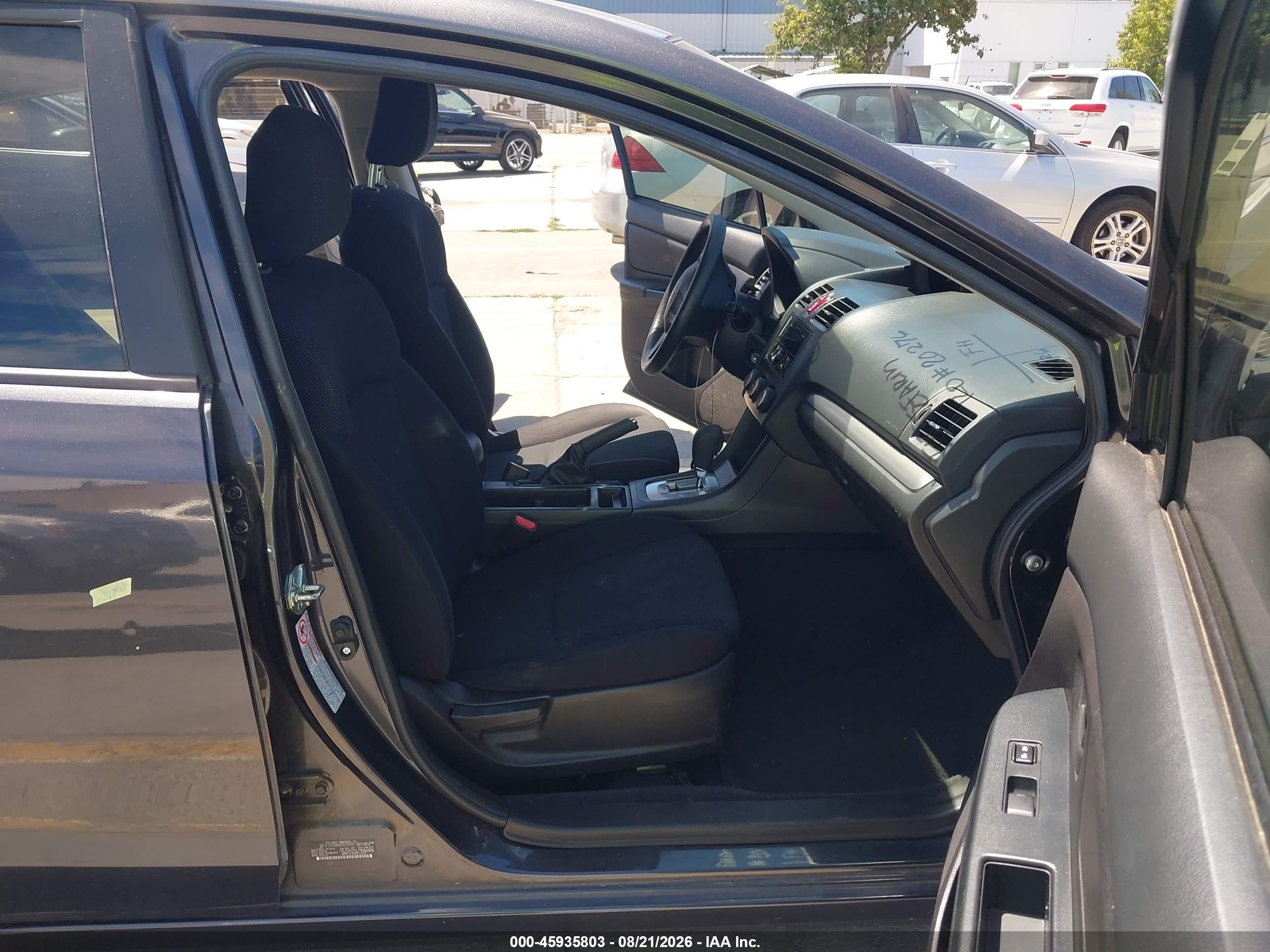 2012 Subaru Impreza 2.0i Gray vin: JF1GPAA68CH239259