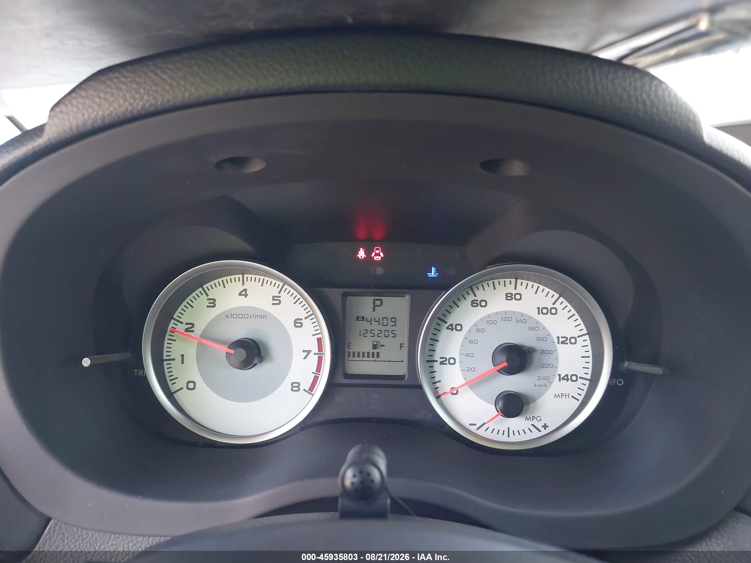2012 Subaru Impreza 2.0i Gray vin: JF1GPAA68CH239259