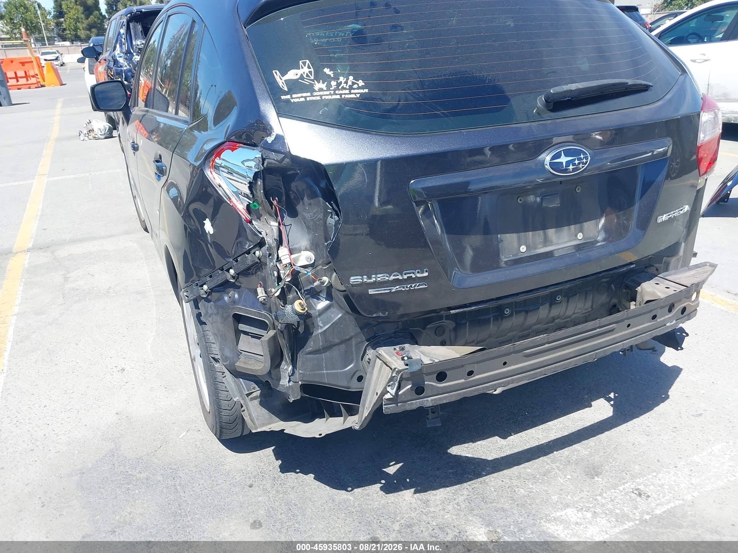 2012 Subaru Impreza 2.0i Gray vin: JF1GPAA68CH239259