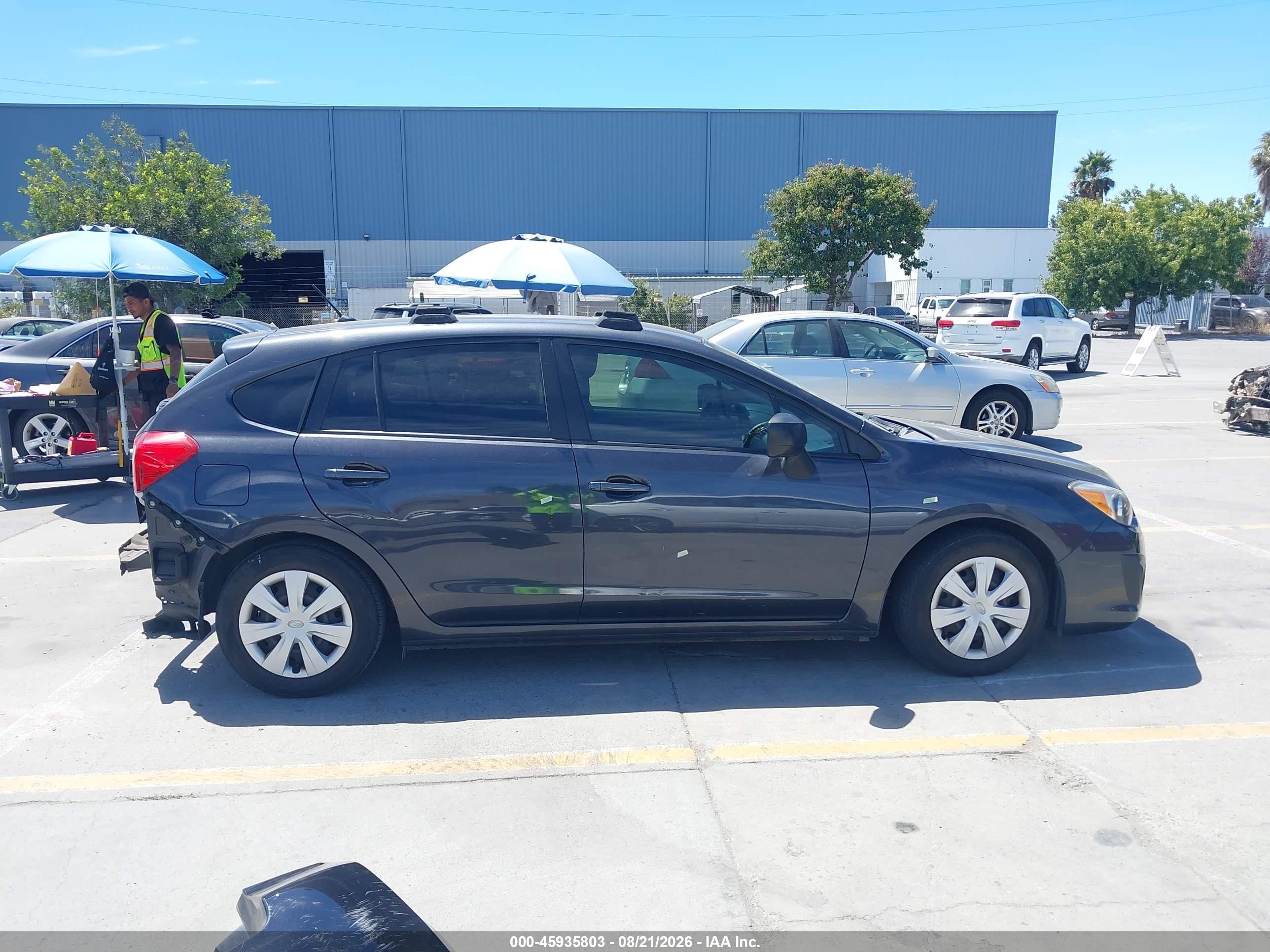 2012 Subaru Impreza 2.0i Gray vin: JF1GPAA68CH239259