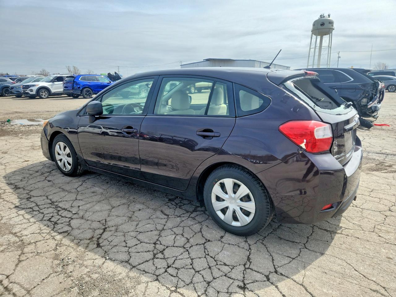 2013 Subaru Impreza Фиолетовый vin: JF1GPAA68D2851434
