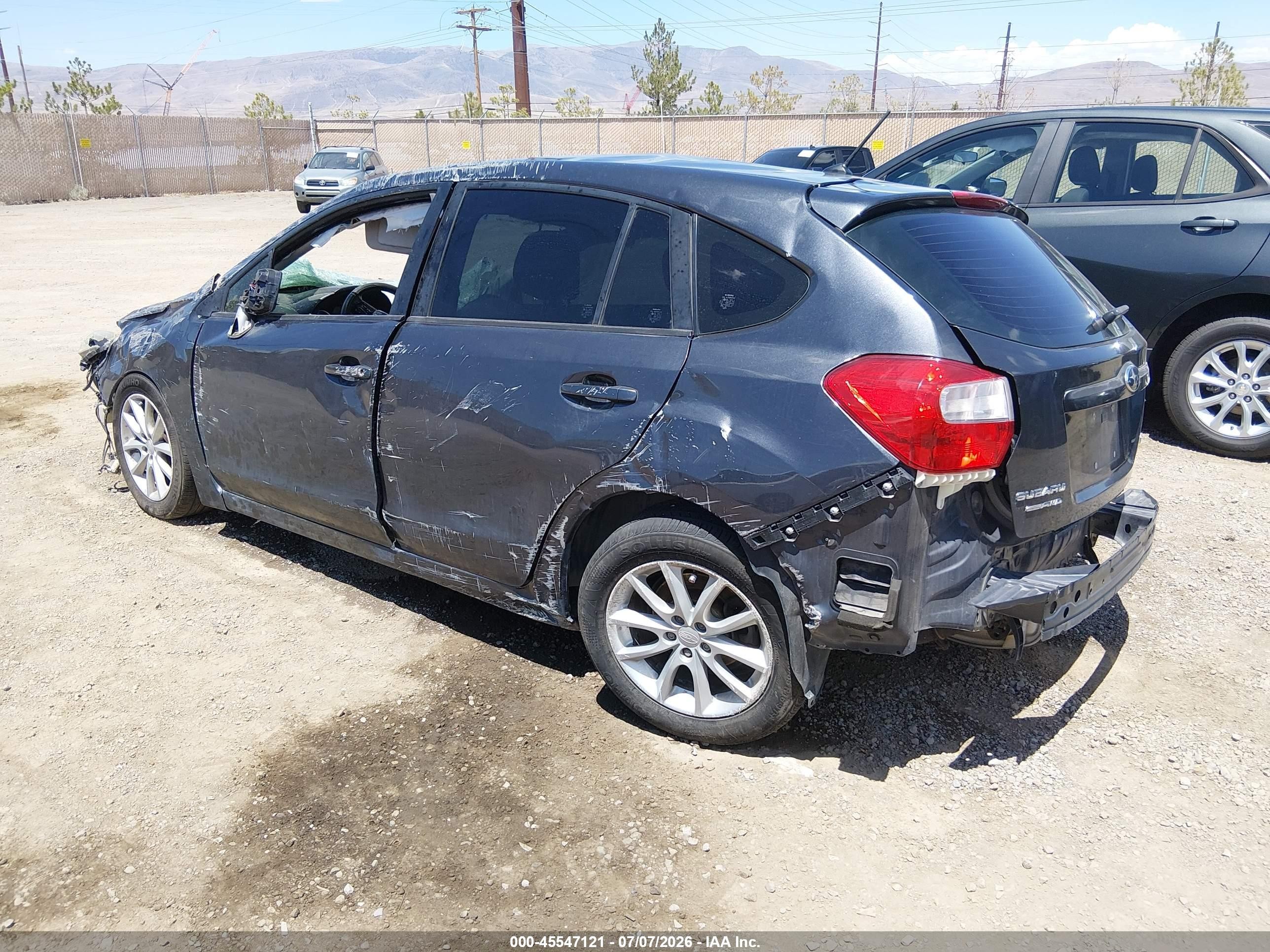 2013 Subaru Impreza 2.0i Серый vin: JF1GPAA68D2876639