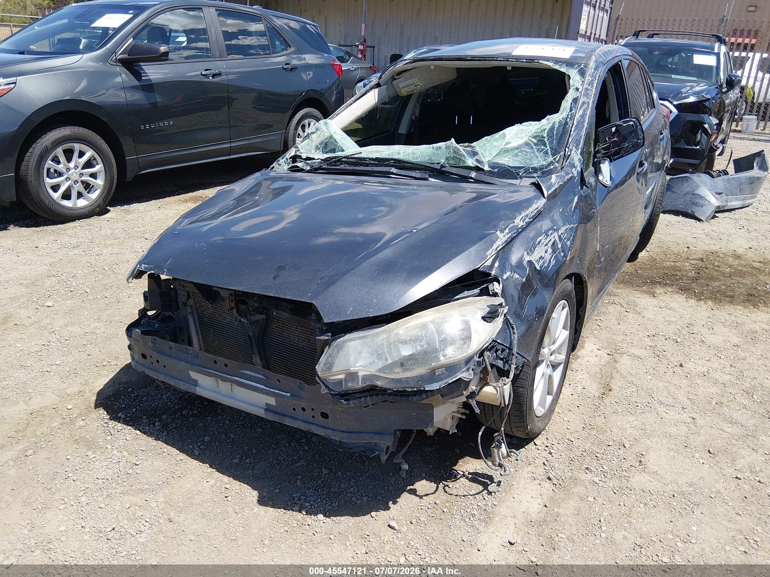 2013 Subaru Impreza 2.0i Серый vin: JF1GPAA68D2876639