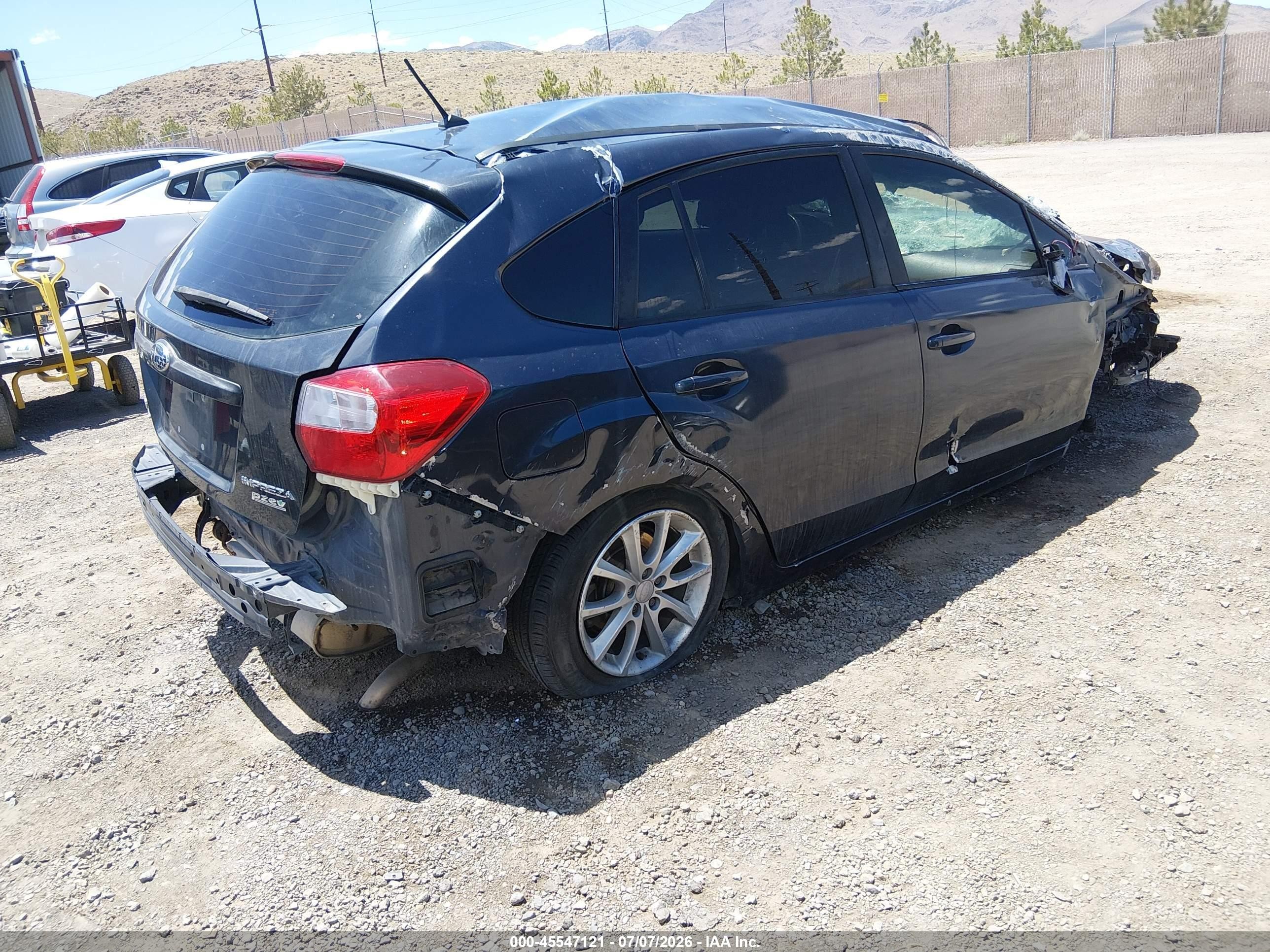 2013 Subaru Impreza 2.0i Серый vin: JF1GPAA68D2876639