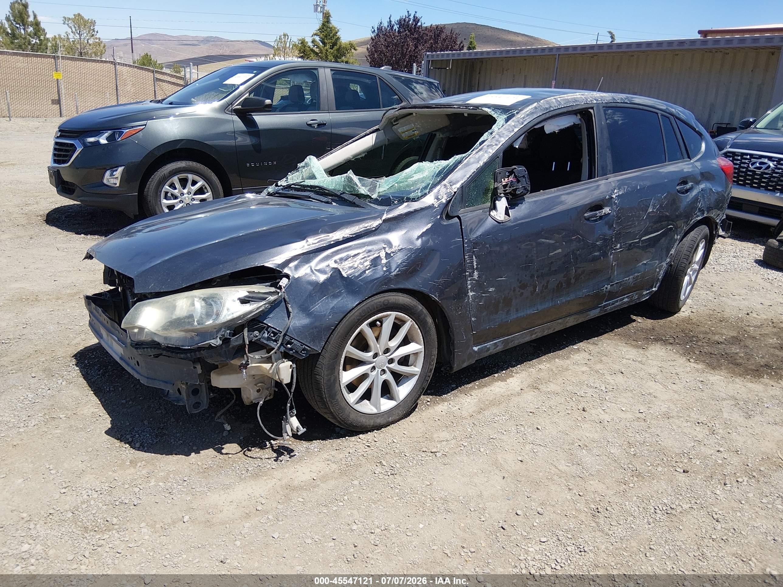 2013 Subaru Impreza 2.0i Серый vin: JF1GPAA68D2876639