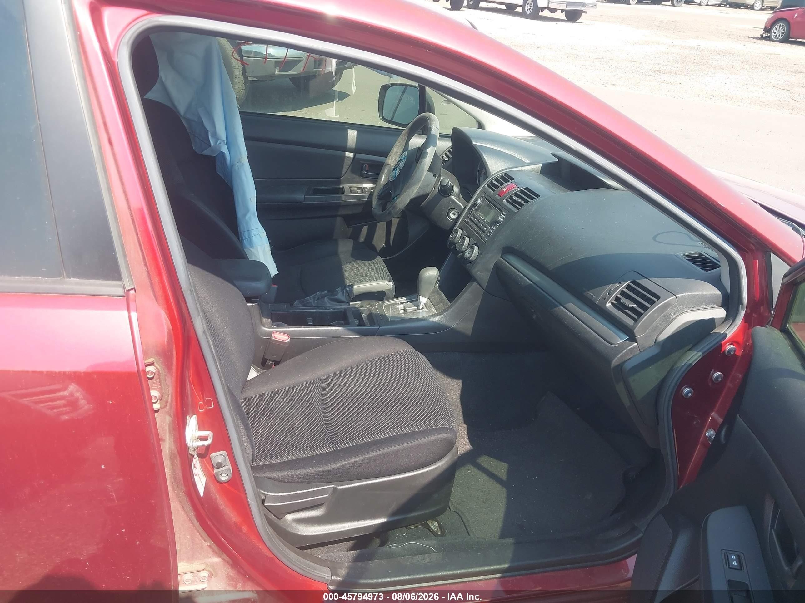 2013 Subaru Impreza 2.0i Red vin: JF1GPAA68D2878276