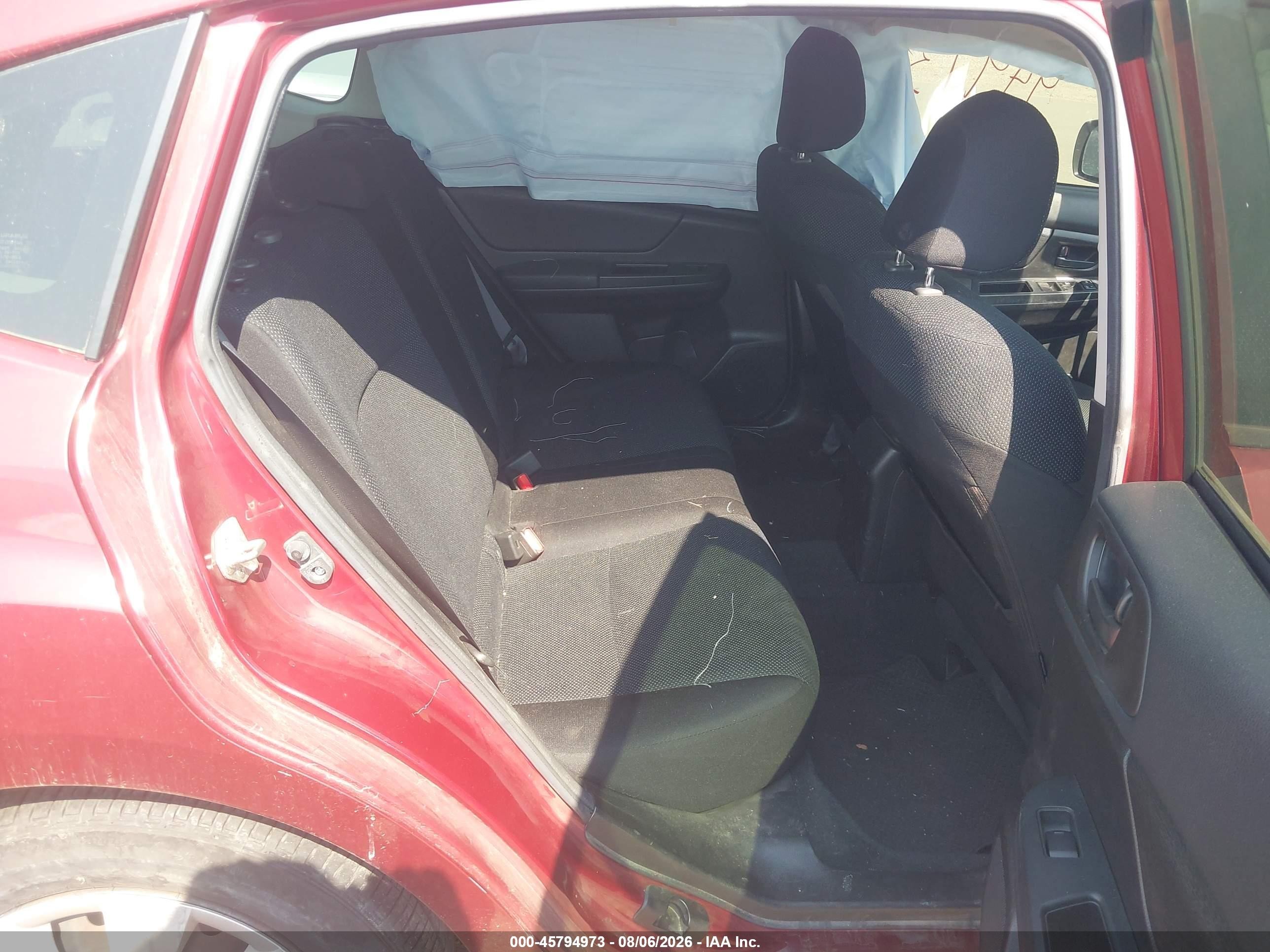 2013 Subaru Impreza 2.0i Red vin: JF1GPAA68D2878276