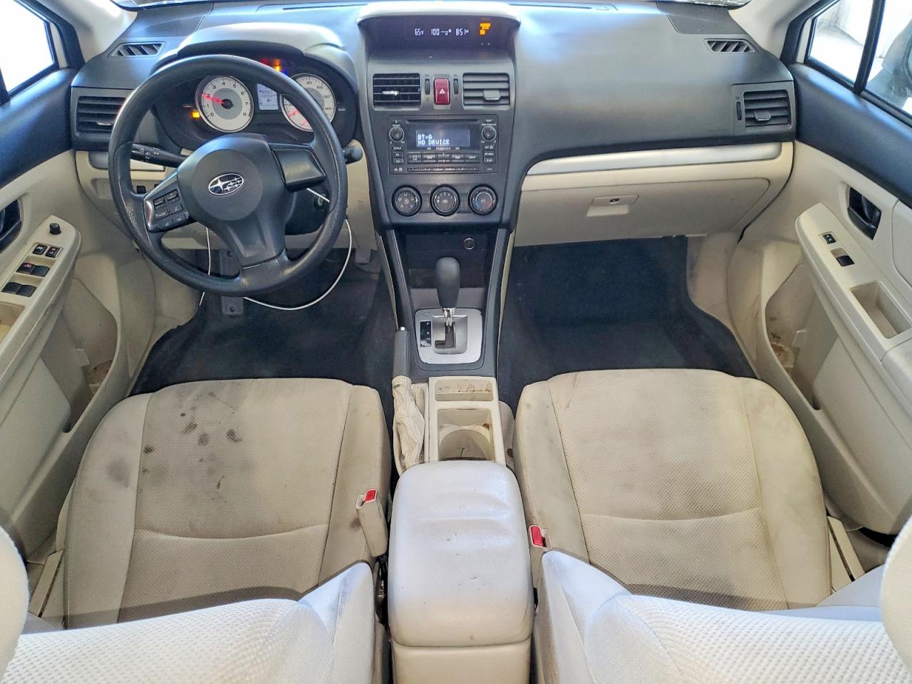 2013 Subaru Impreza White vin: JF1GPAA68DH866917