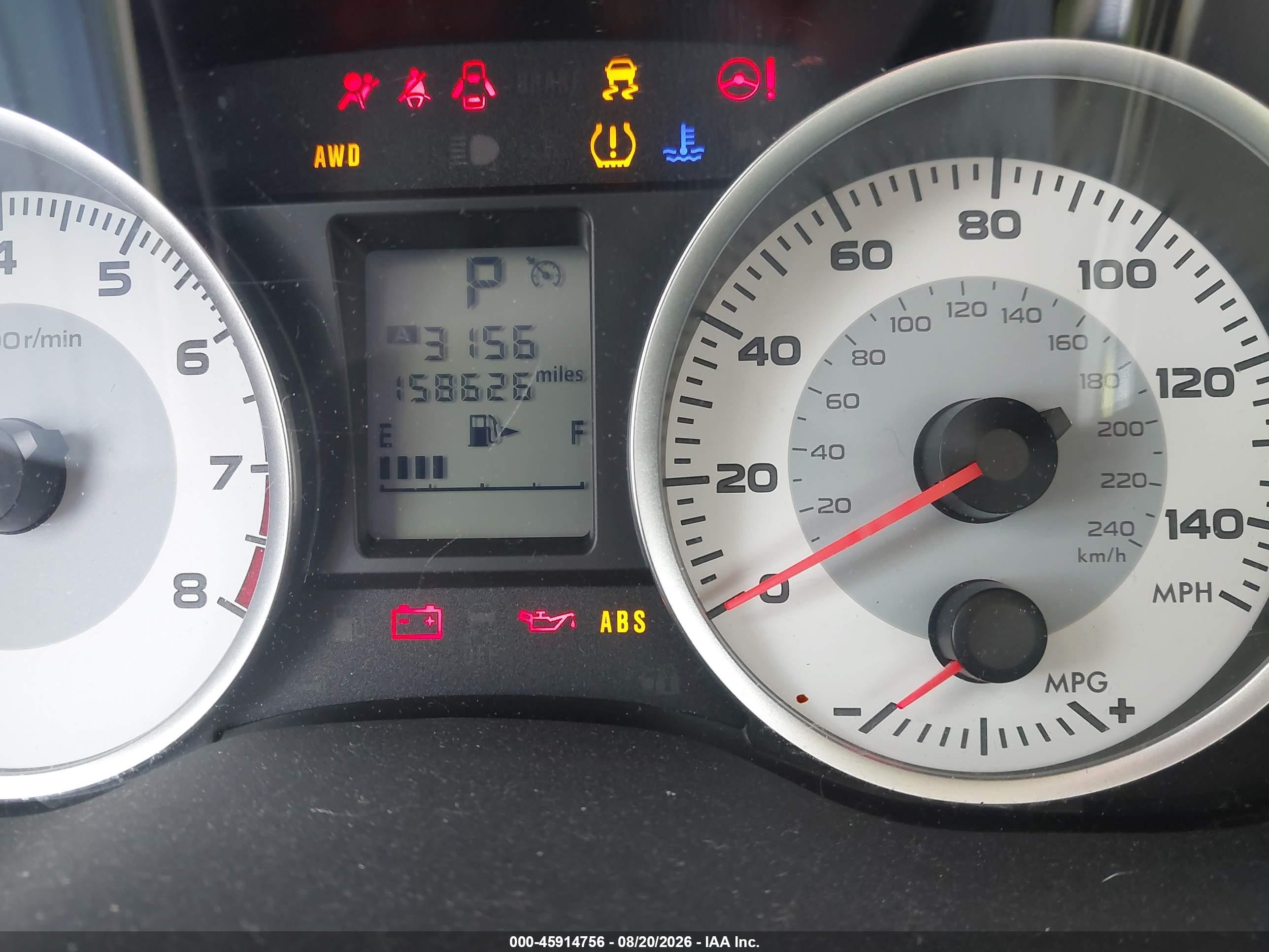 2014 Subaru Impreza 2.0i Silver vin: JF1GPAA68E8312388