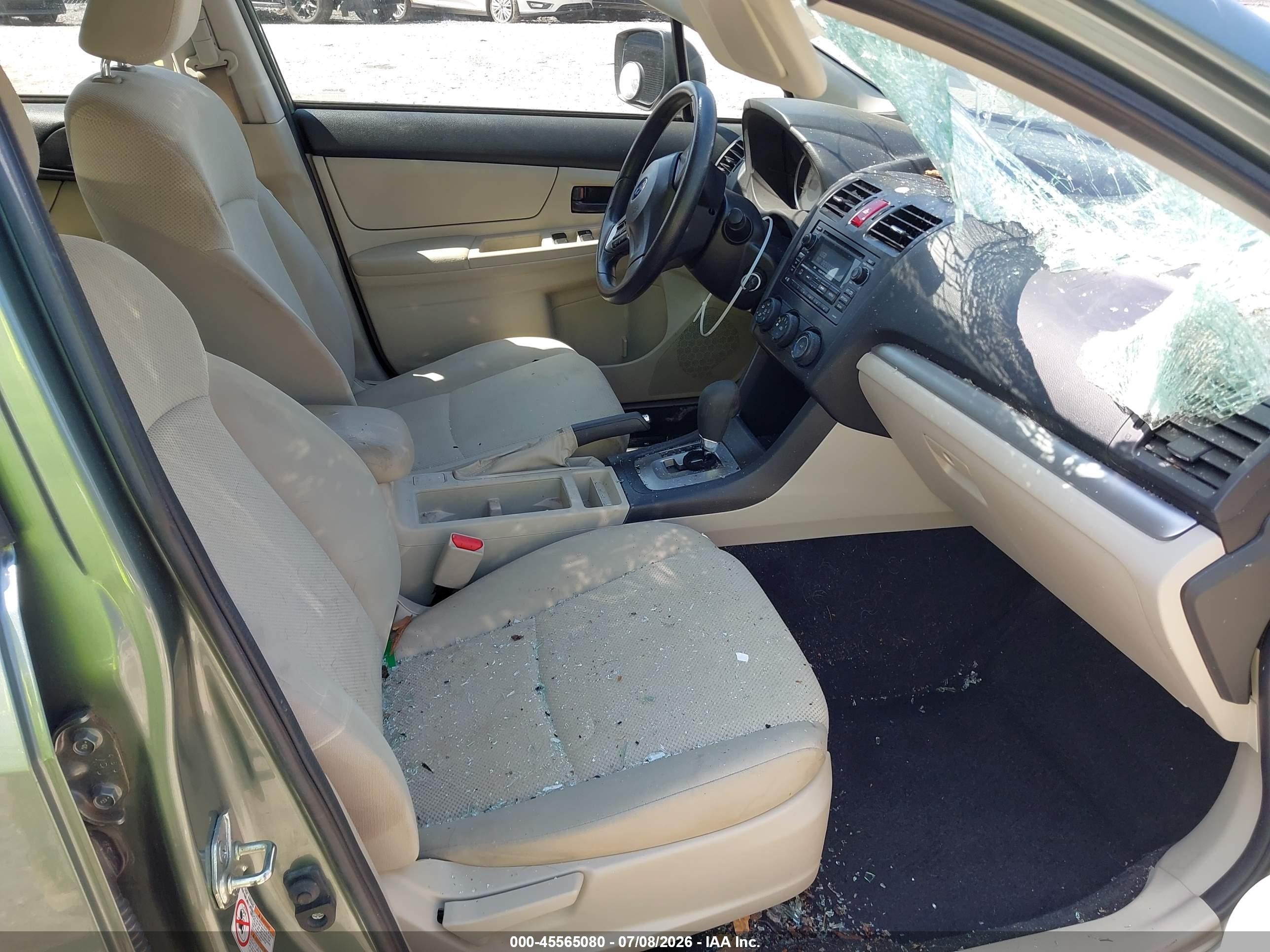 2014 Subaru Impreza 2.0i Green vin: JF1GPAA68E8314352