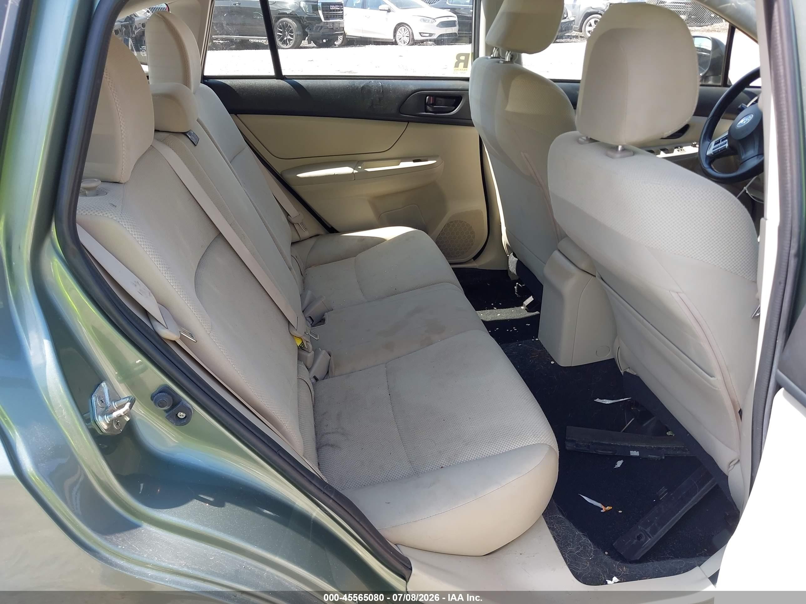 2014 Subaru Impreza 2.0i Green vin: JF1GPAA68E8314352