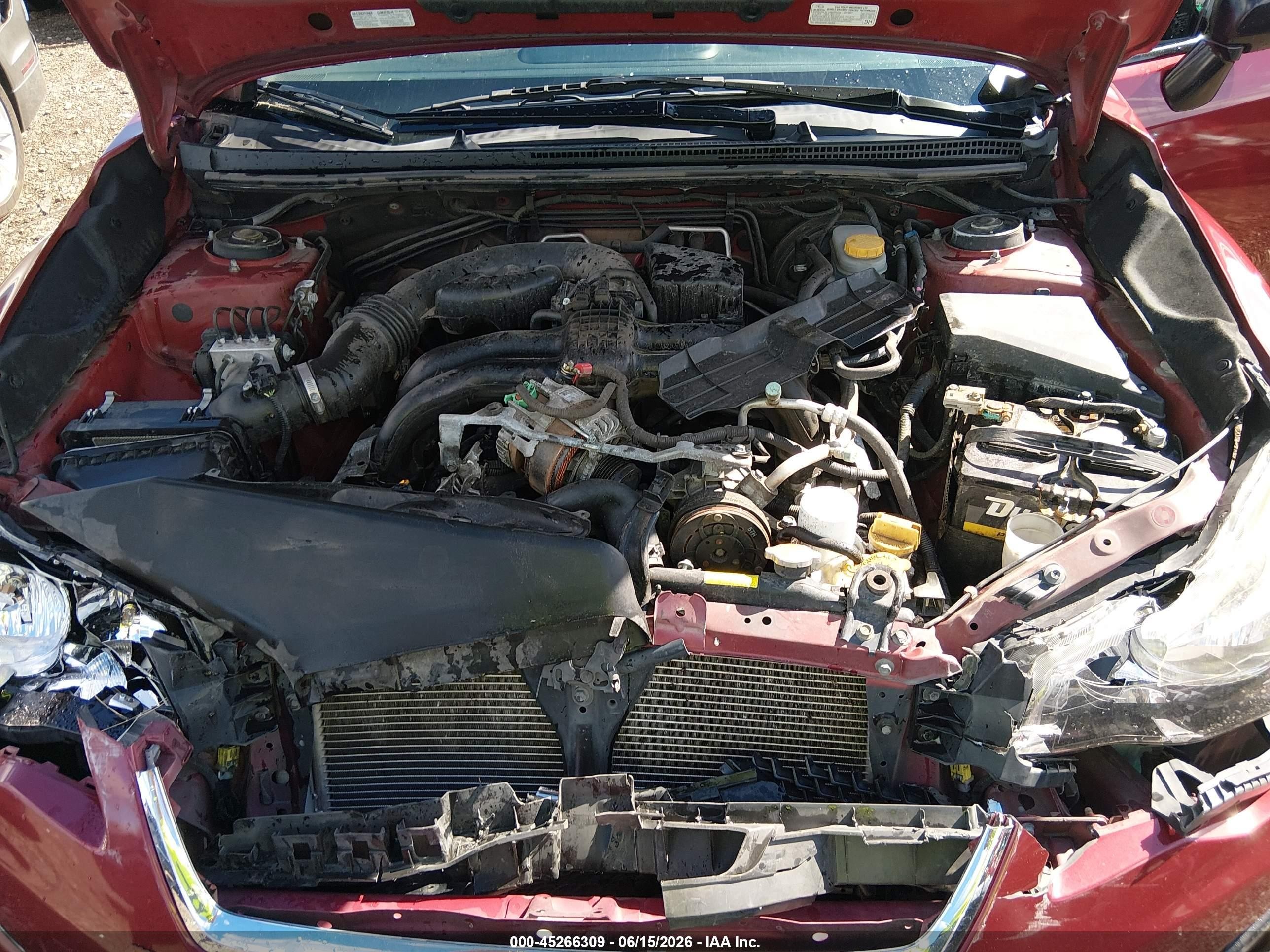 2015 Subaru Impreza 2.0i Red vin: JF1GPAA68F8322694