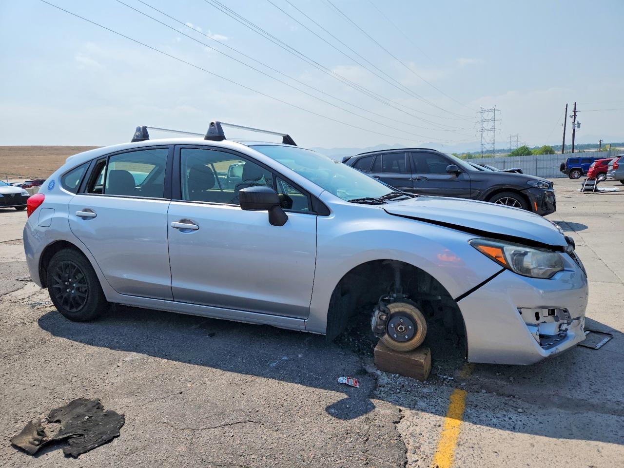 2015 Subaru Impreza Серебряный vin: JF1GPAA68FG297804