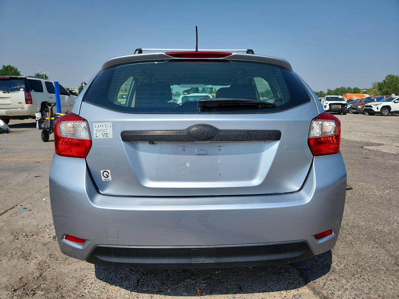 2015 Subaru Impreza Серебряный vin: JF1GPAA68FG297804