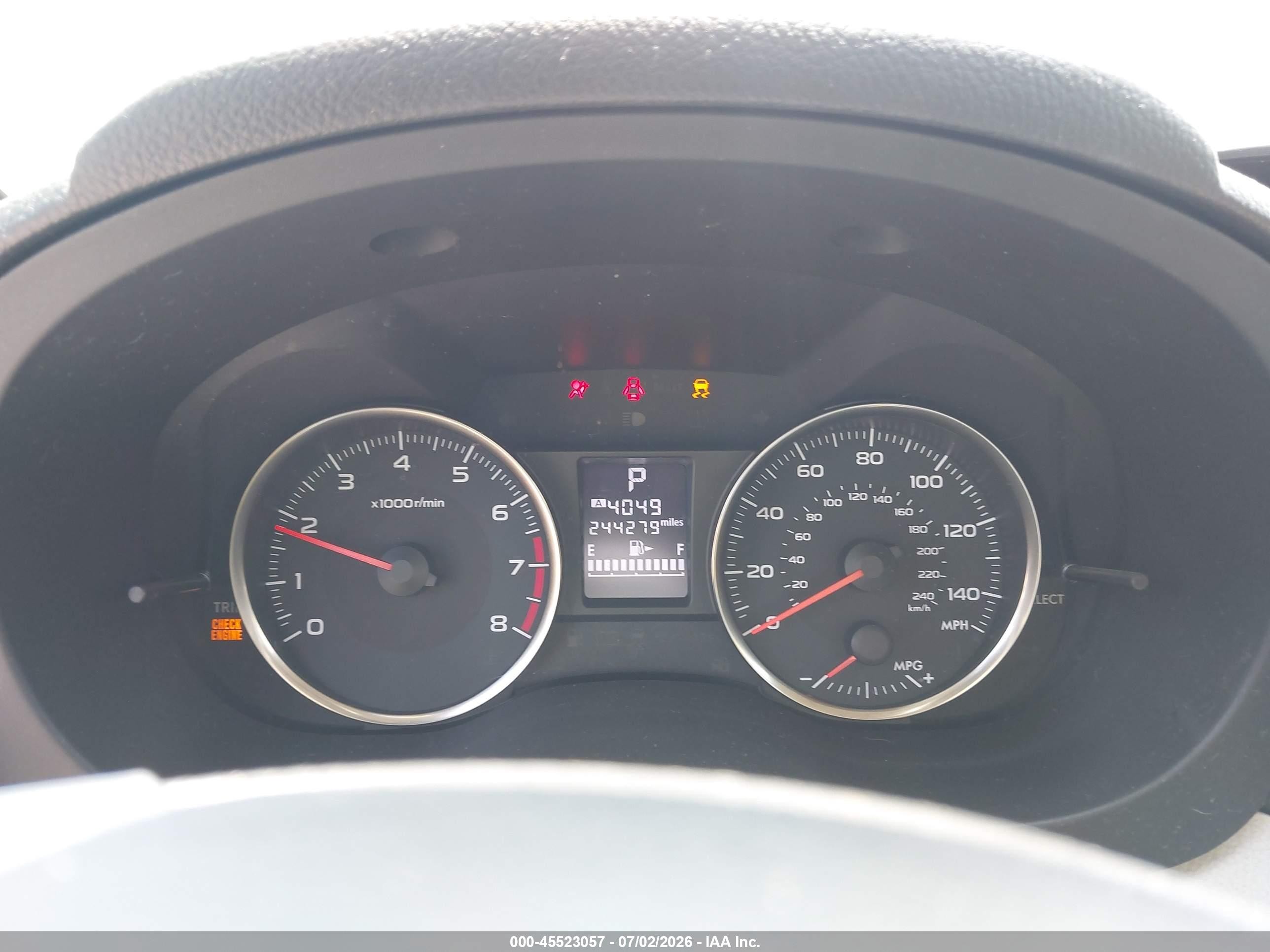 2015 Subaru Impreza 2.0i White vin: JF1GPAA68FH325627