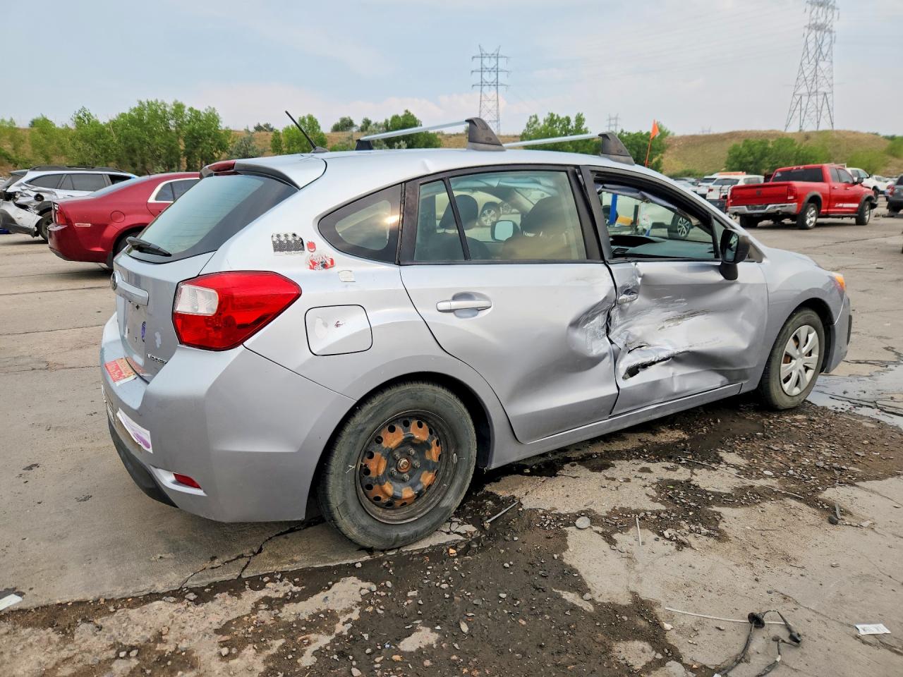 2012 Subaru Impreza Silver vin: JF1GPAA69CH211499