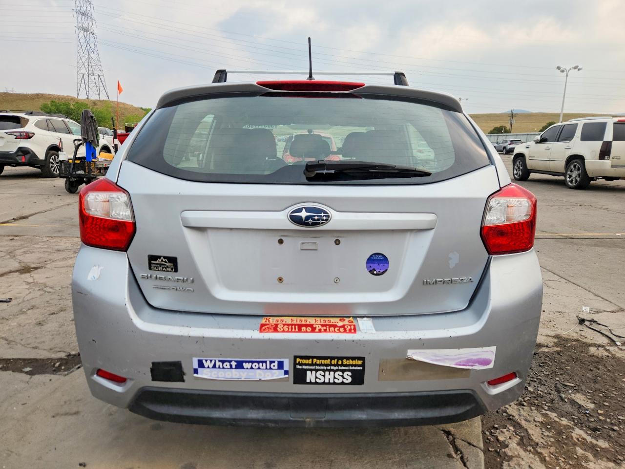 2012 Subaru Impreza Silver vin: JF1GPAA69CH211499