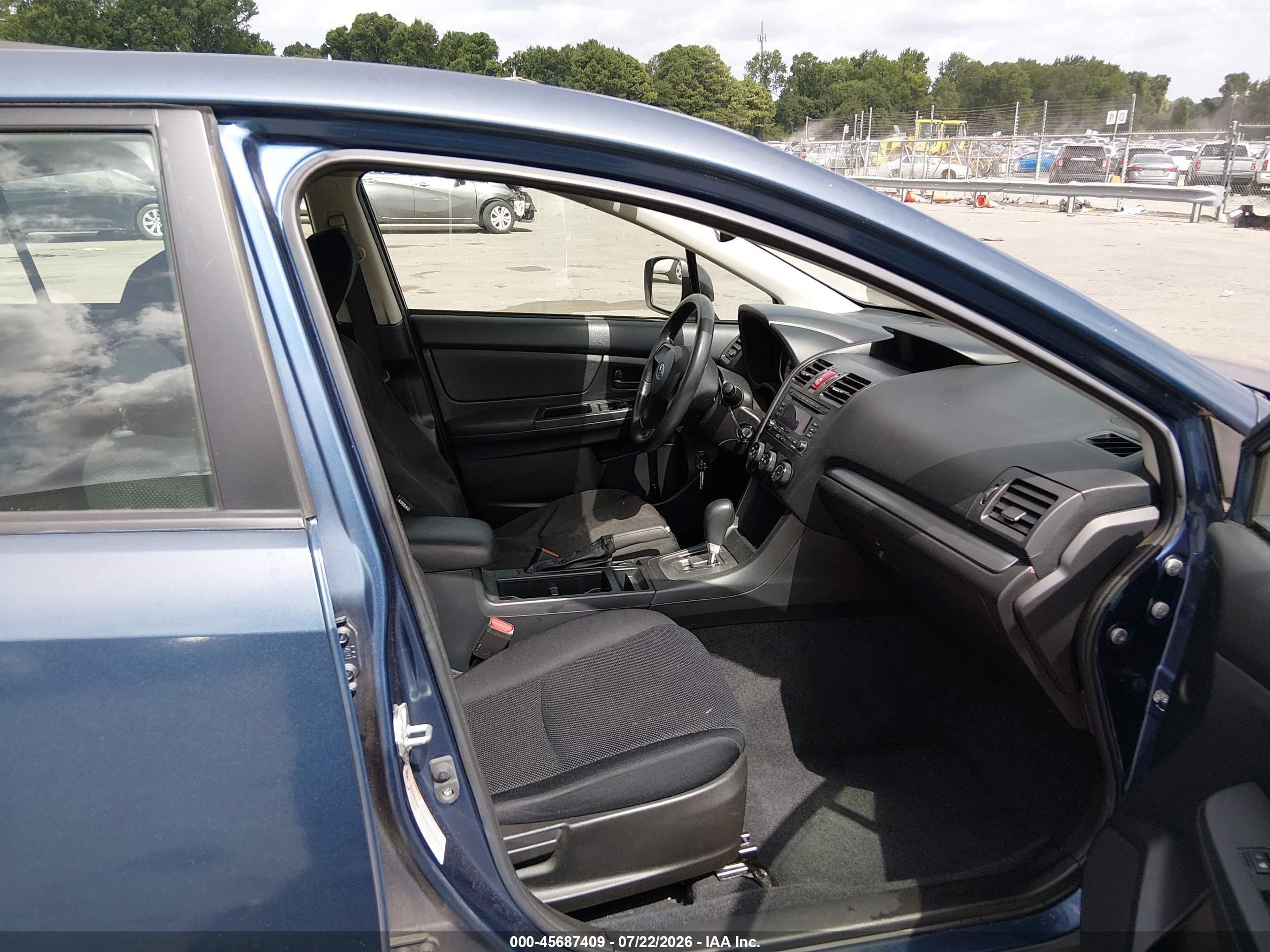 2012 Subaru Impreza 2.0i Blue vin: JF1GPAA69CH214340