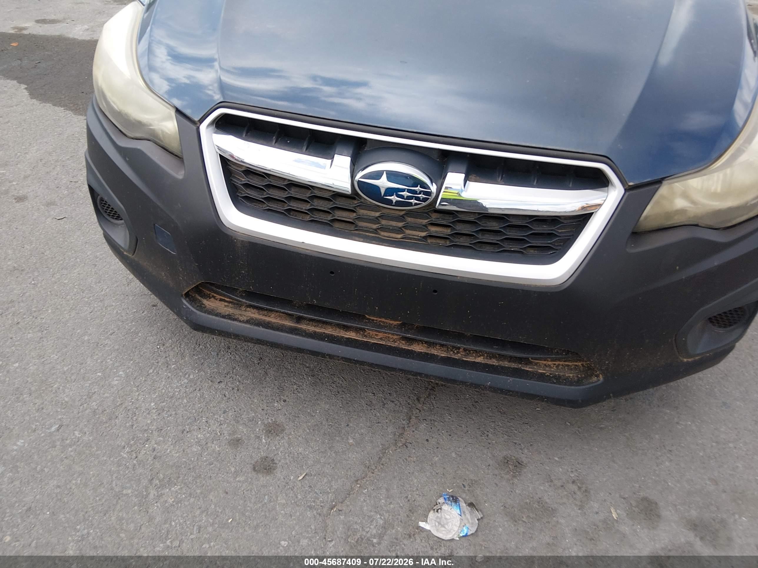 2012 Subaru Impreza 2.0i Blue vin: JF1GPAA69CH214340