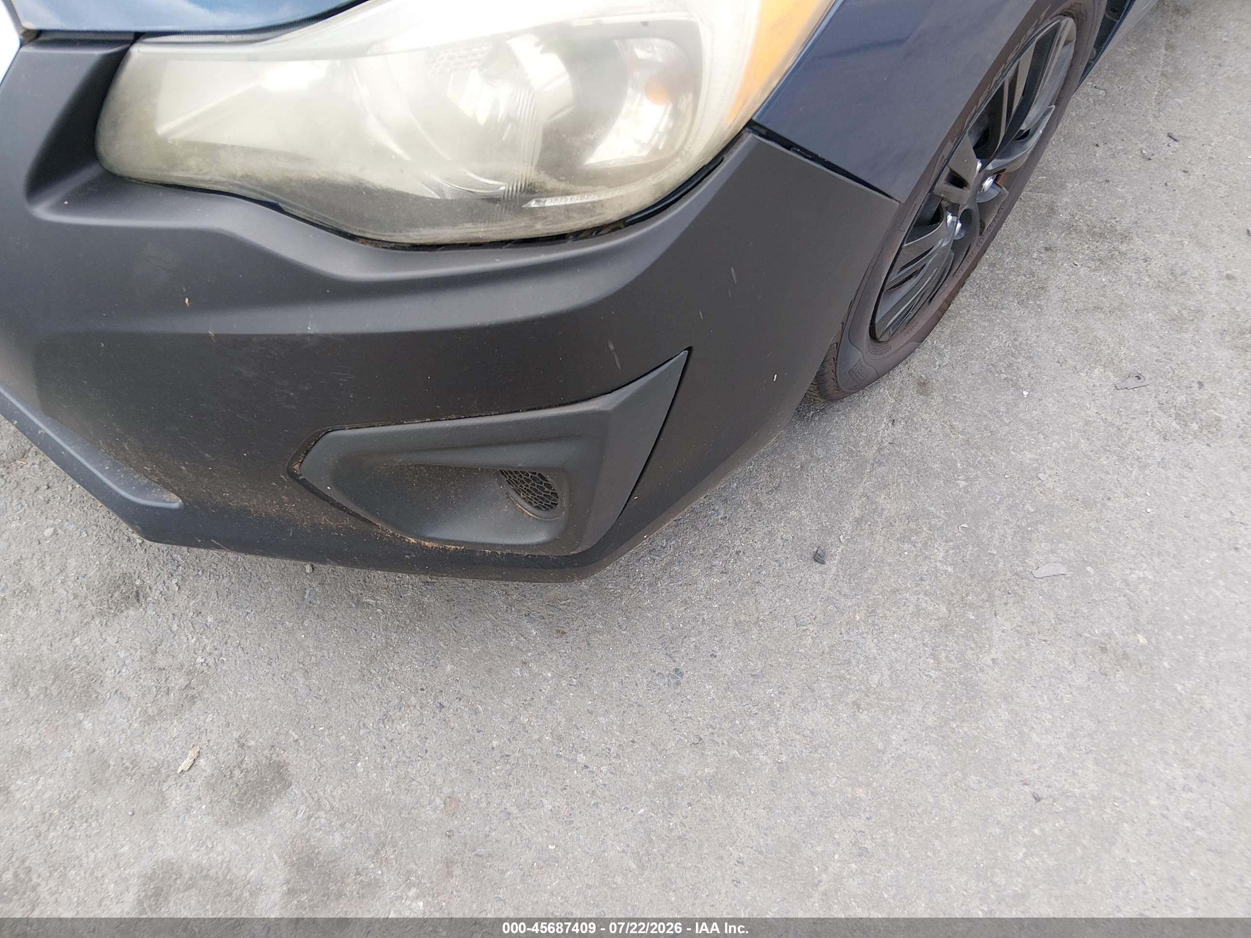 2012 Subaru Impreza 2.0i Blue vin: JF1GPAA69CH214340