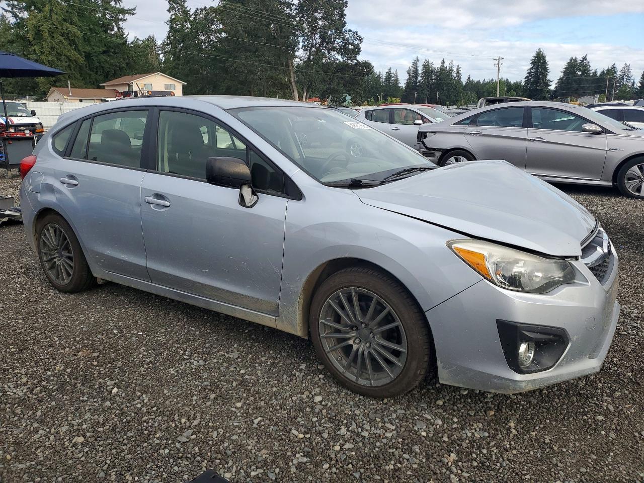 2013 Subaru Impreza Silver vin: JF1GPAA69D1883850