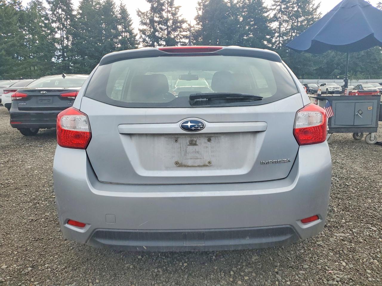 2013 Subaru Impreza Silver vin: JF1GPAA69D1883850