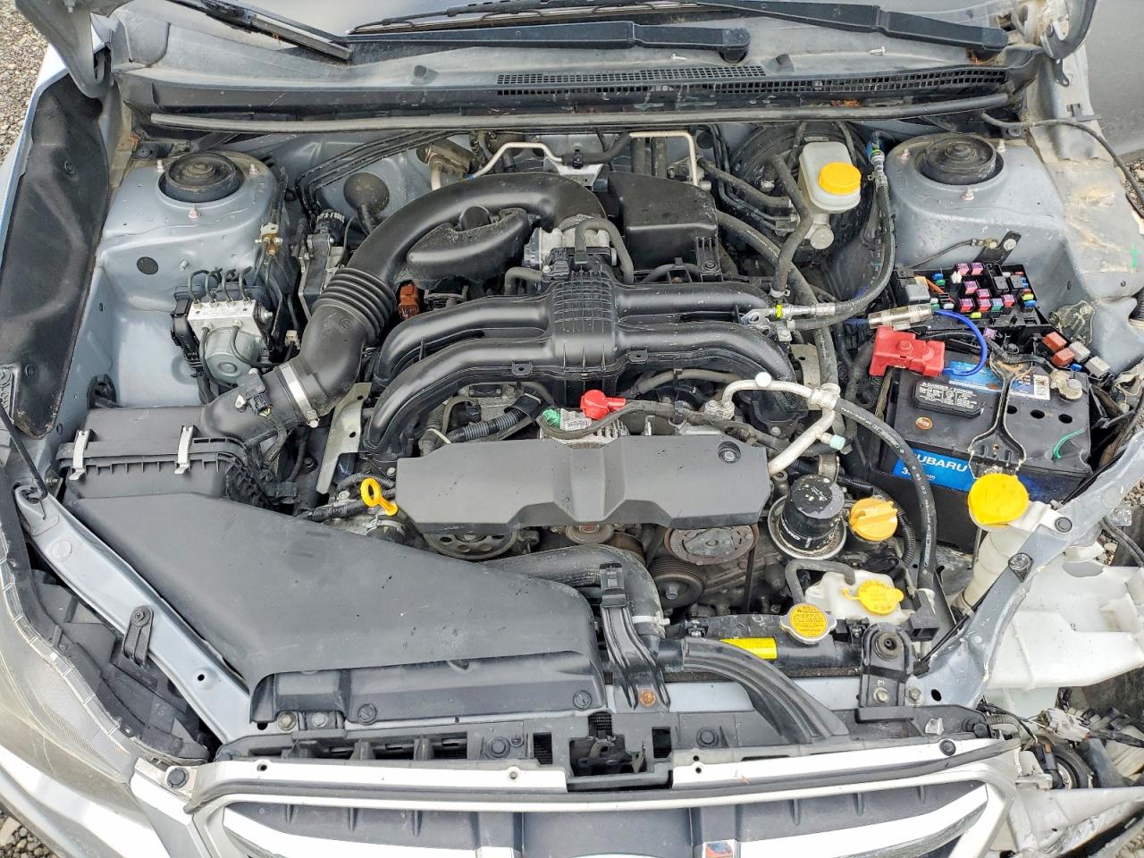 2013 Subaru Impreza Silver vin: JF1GPAA69D1883850
