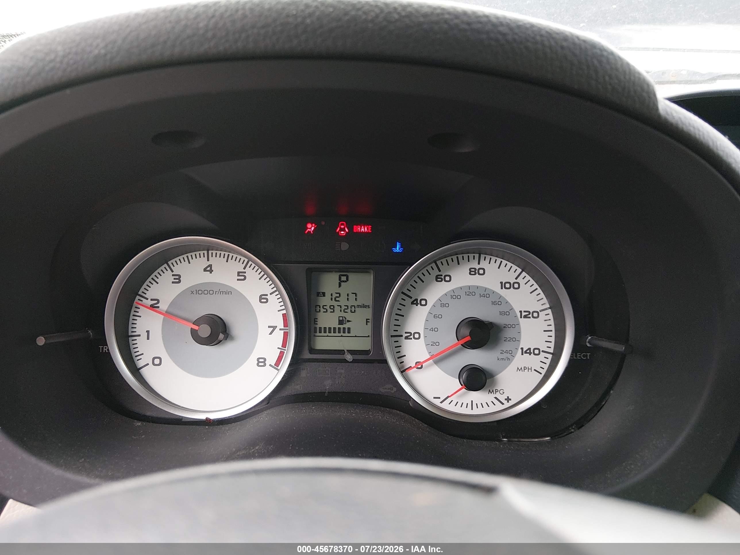 2013 Subaru Impreza 2.0i Black vin: JF1GPAA69DH201377
