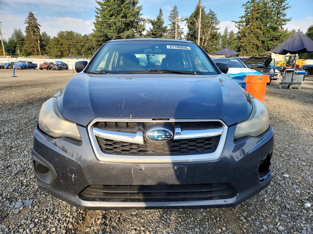 2013 Subaru Impreza Charcoal vin: JF1GPAA69DH871043