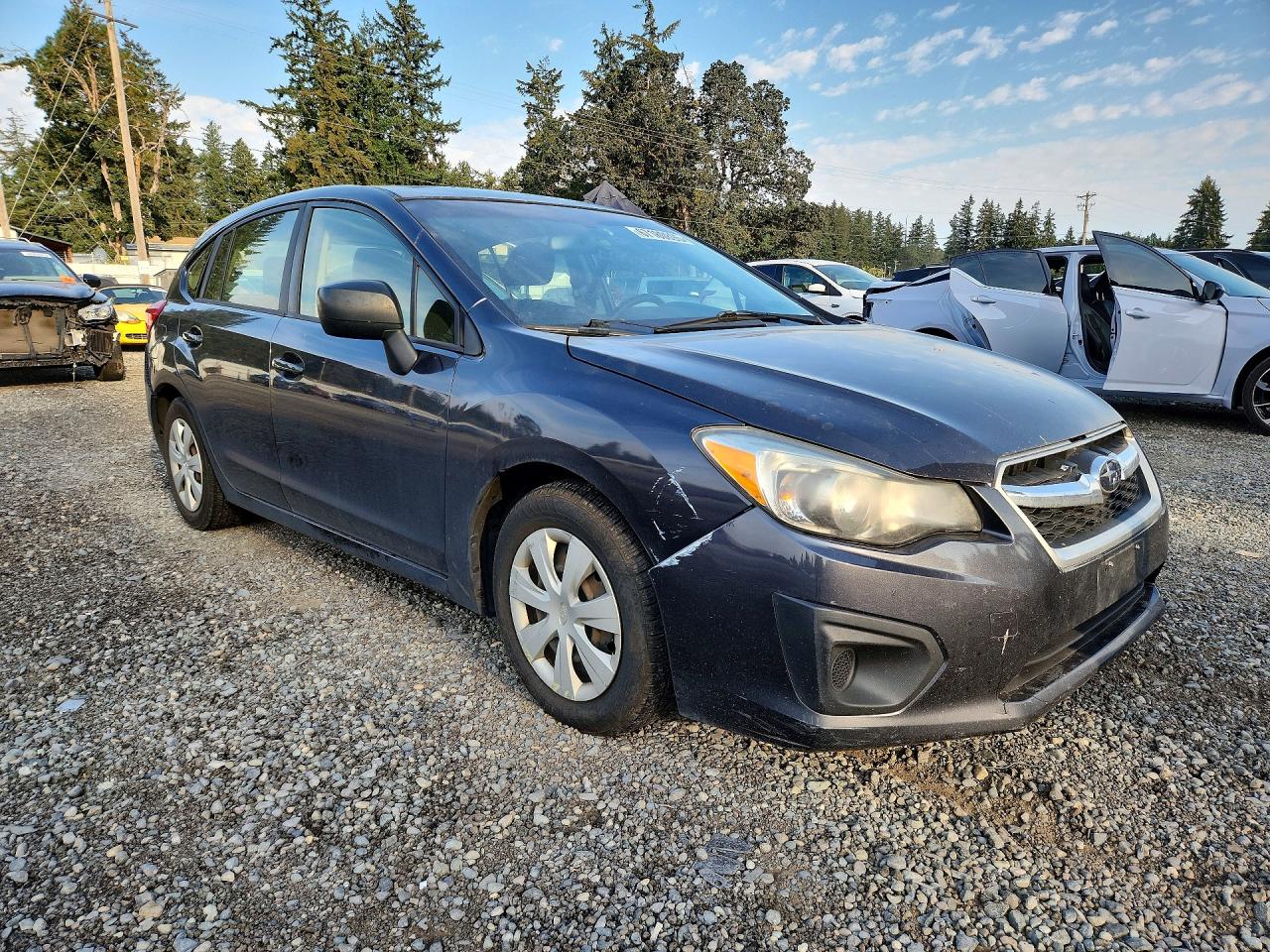 2013 Subaru Impreza Charcoal vin: JF1GPAA69DH871043
