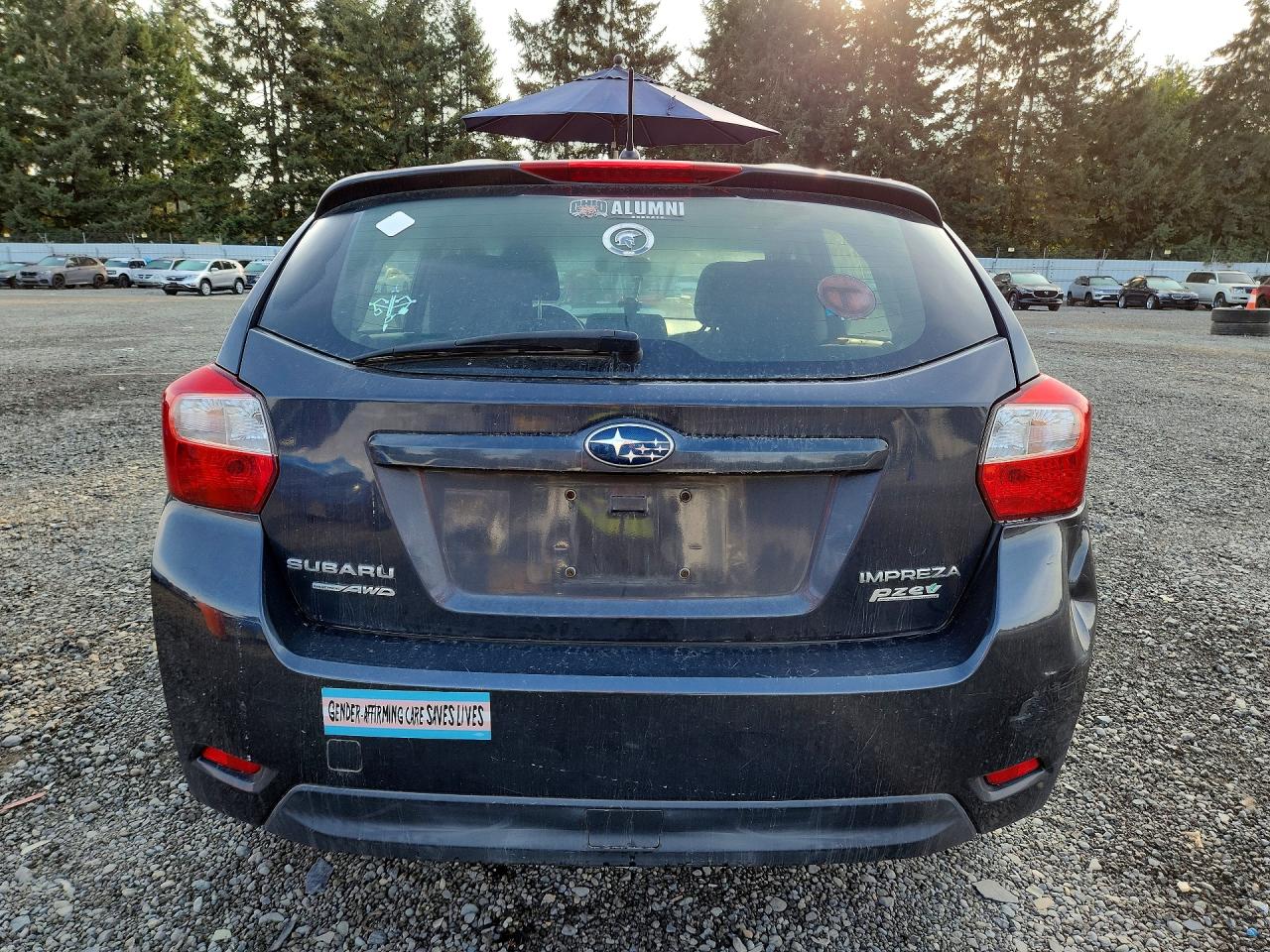 2013 Subaru Impreza Charcoal vin: JF1GPAA69DH871043