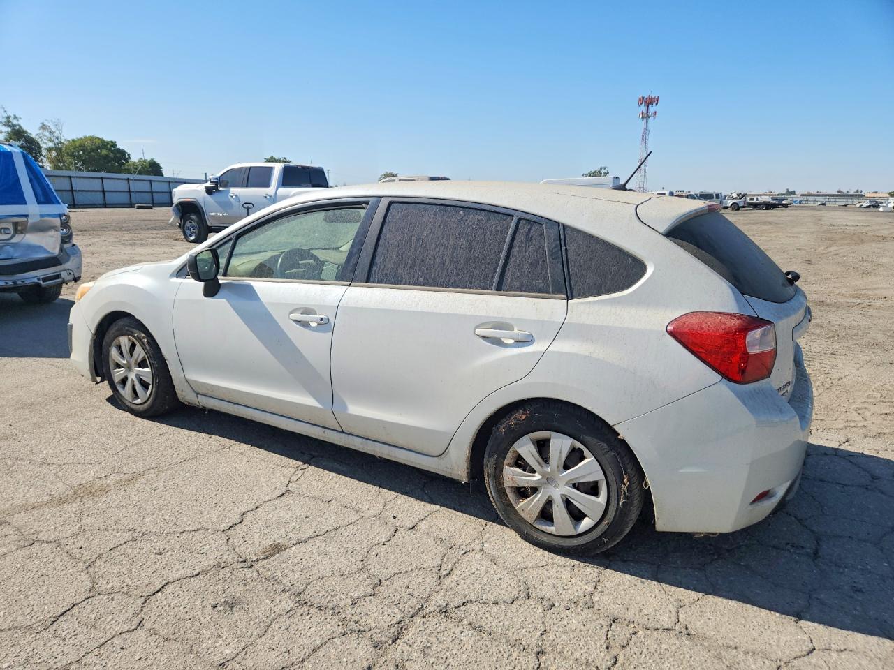 2014 Subaru Impreza White vin: JF1GPAA69E8278316