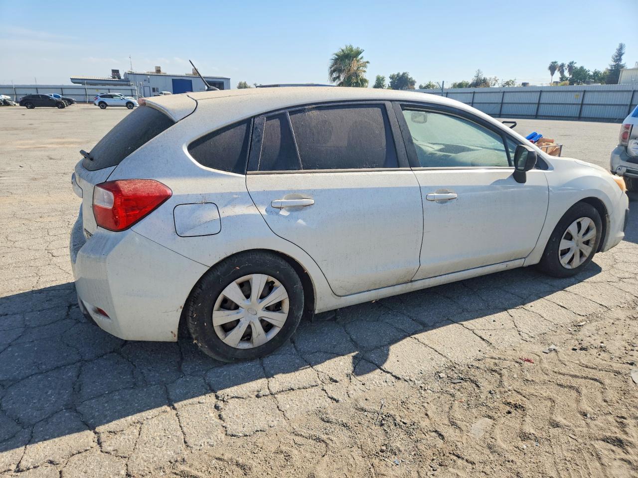 2014 Subaru Impreza White vin: JF1GPAA69E8278316