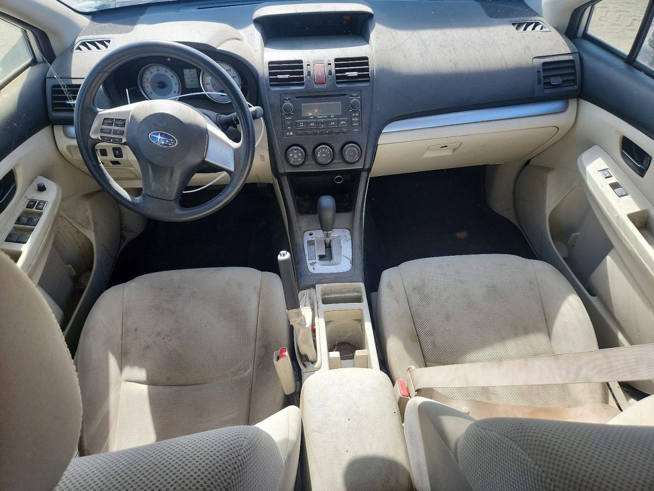 2014 Subaru Impreza White vin: JF1GPAA69E8278316