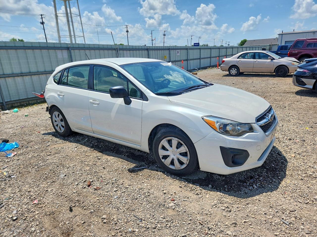 2014 Subaru Impreza White vin: JF1GPAA69E8311332