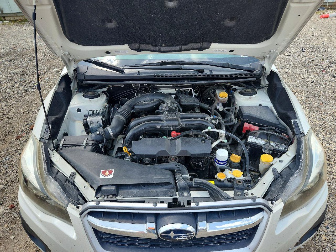 2014 Subaru Impreza White vin: JF1GPAA69E8311332